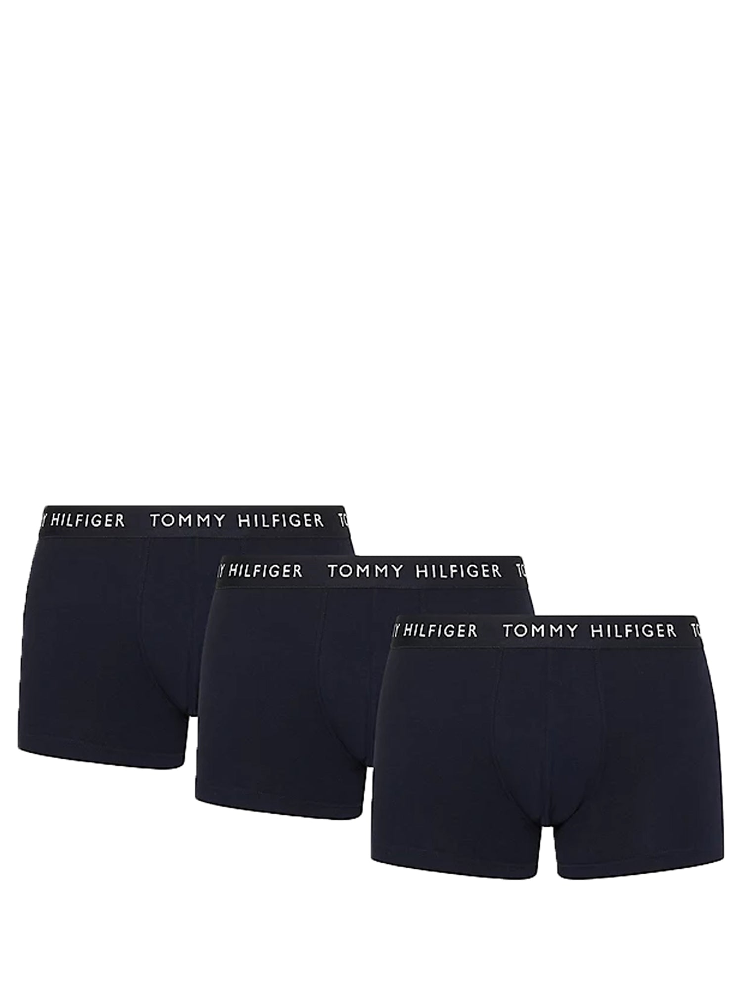 TOMMY HILFIGER SET DA 3 BOXER ADERENTI ESSENTIAL BLU SCURO