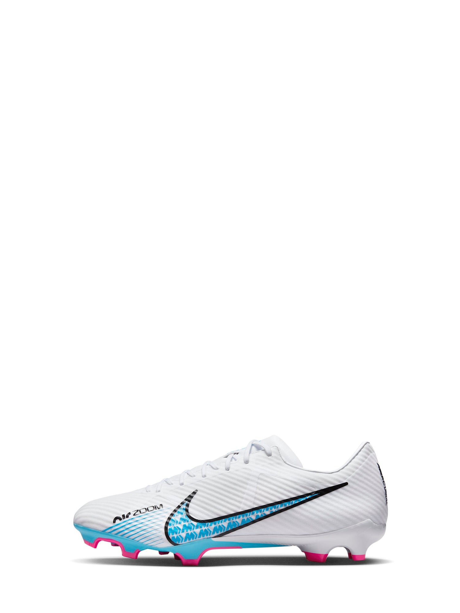 NIKE SCARPE CALCIO MERCURIAL ZOOM VAPOR 15 ACADEMY BIANCO - AZZURRO