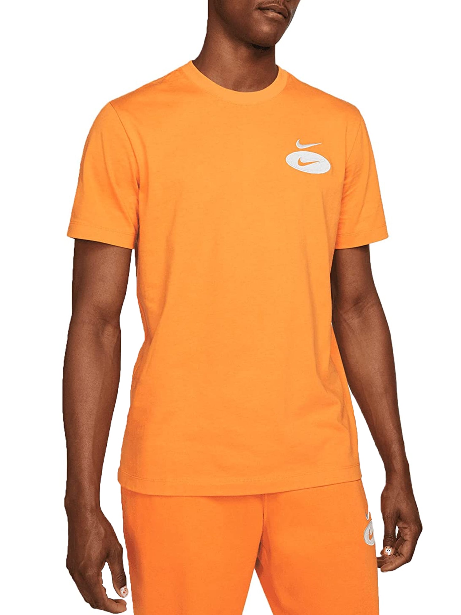 NIKE T-SHIRT SWOOSH LEAGUE ARANCIO