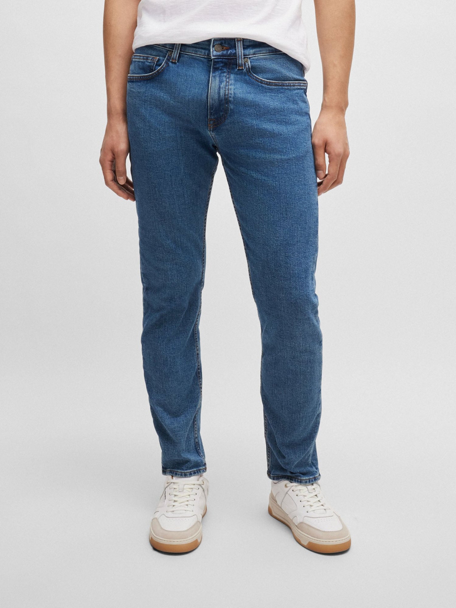 HUGO BOSS JEANS SLIM FIT IN DENIM ELASTICIZZATO BLU