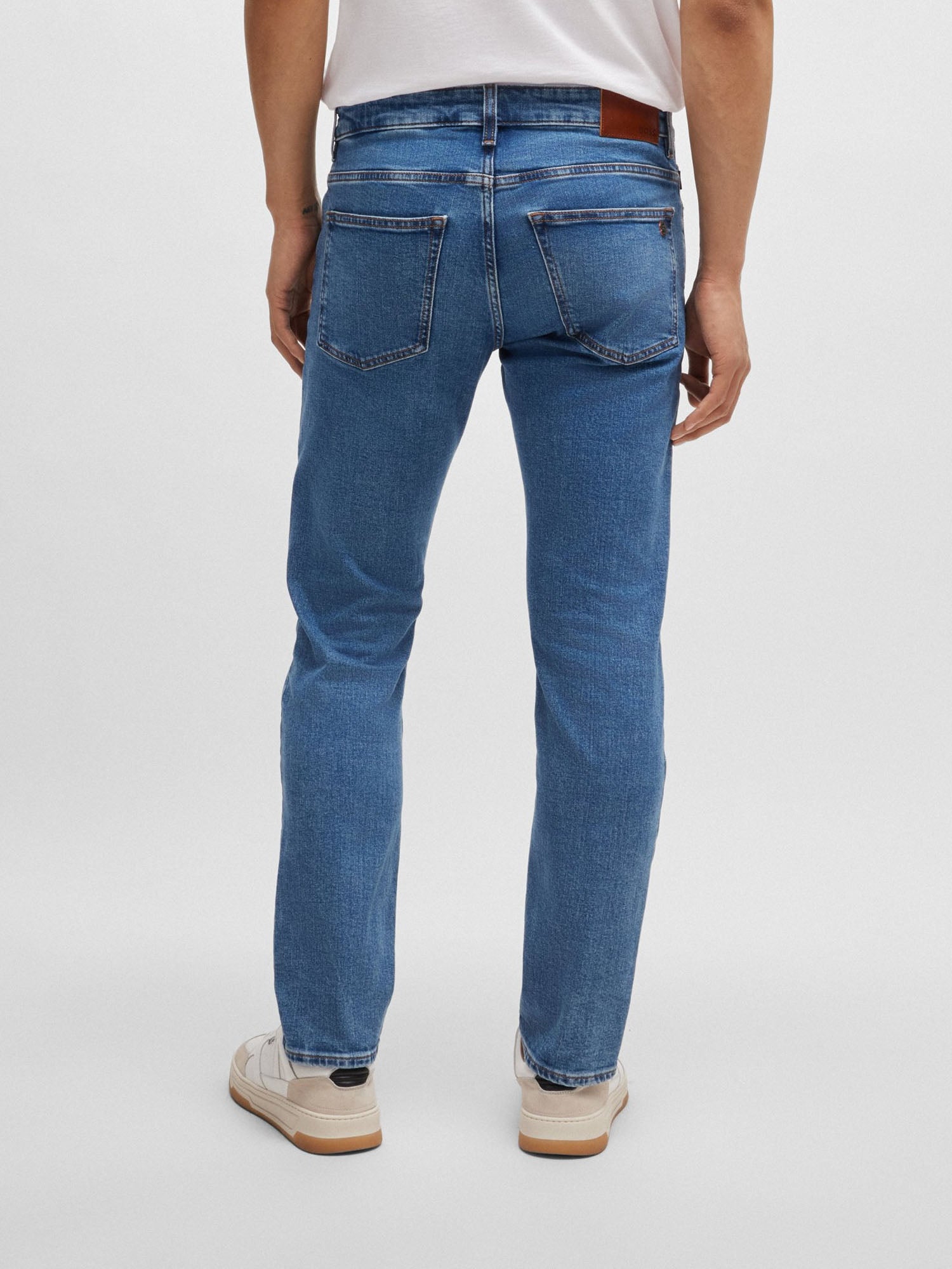 HUGO BOSS JEANS SLIM FIT IN DENIM ELASTICIZZATO BLU