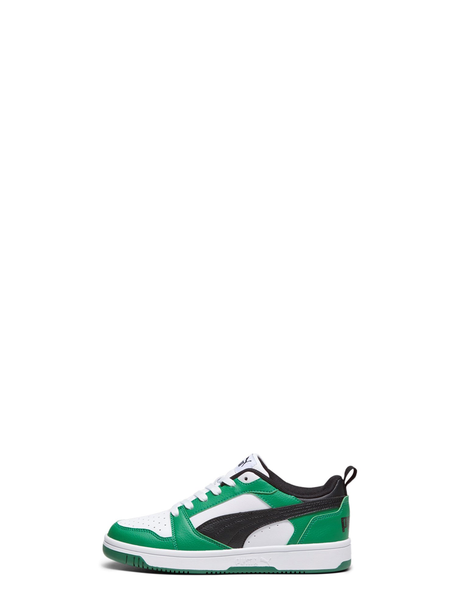 PUMA SNEAKERS BASSE REBOUND V6 LO JR BIANCO-VERDE