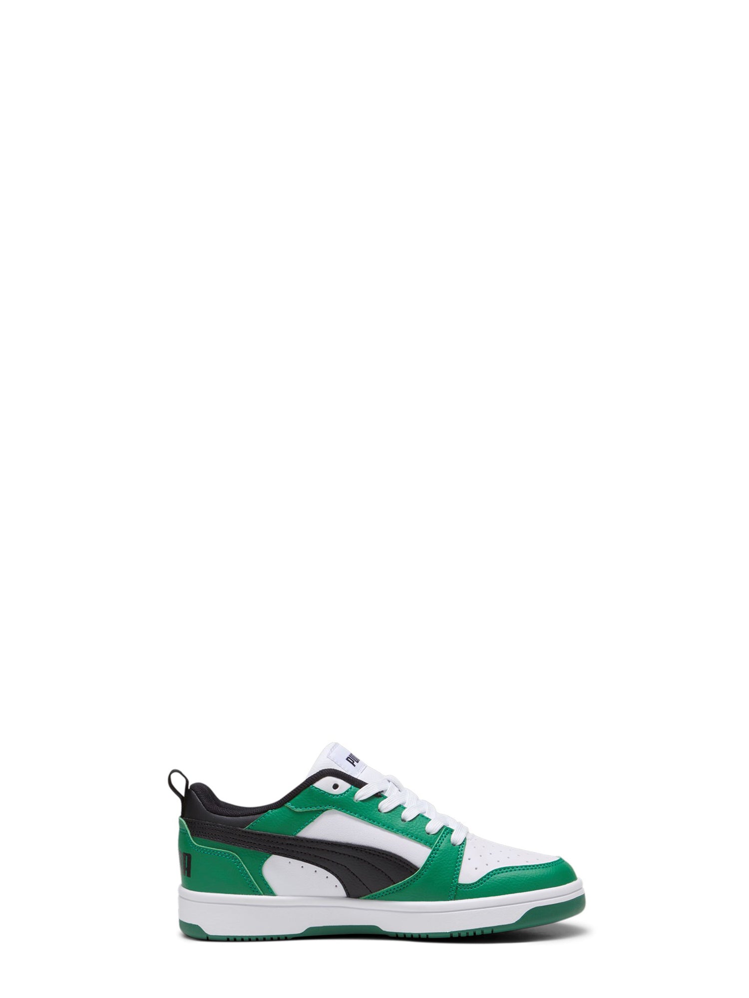 PUMA SNEAKERS BASSE REBOUND V6 LO JR BIANCO-VERDE