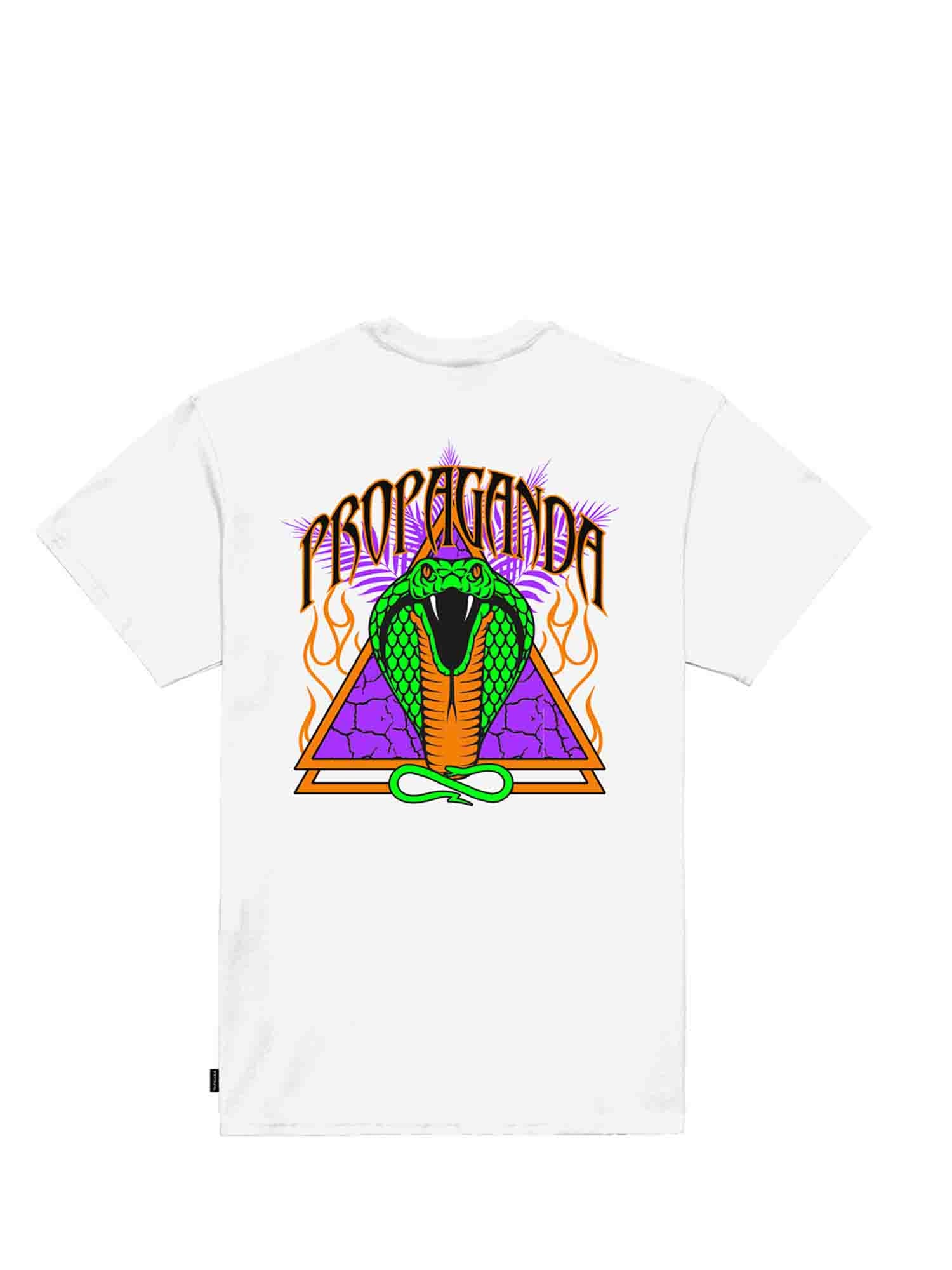 PROPAGANDA T-SHIRT TRIANGLE COBRAHM BIANCO