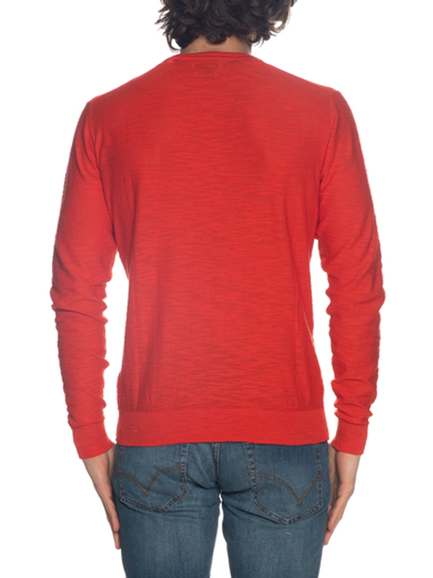 MARKUP PULLOVER SLUB ARANCIO