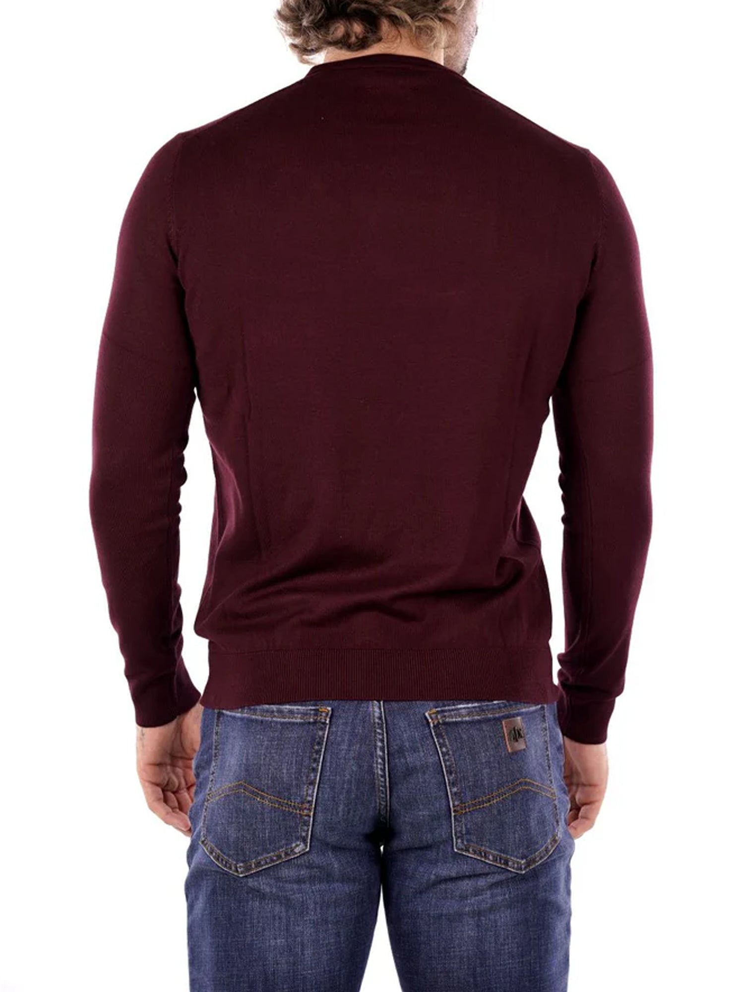 MARKUP MAGLIA GIROCOLLO BORDEAUX