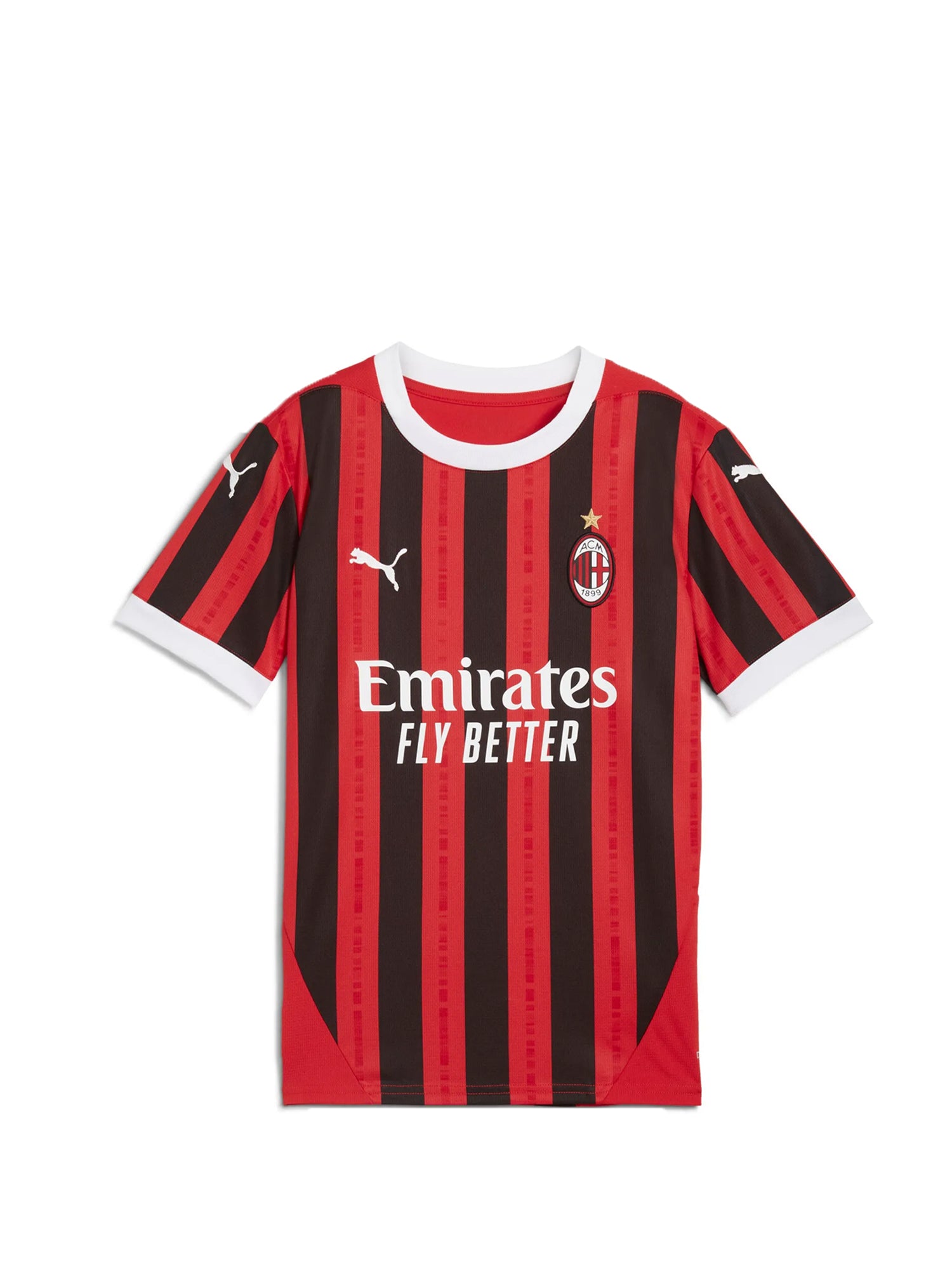 PUMA MAGLIA GARA HOME AC MILAN 24/25 JR ROSSO - NERO