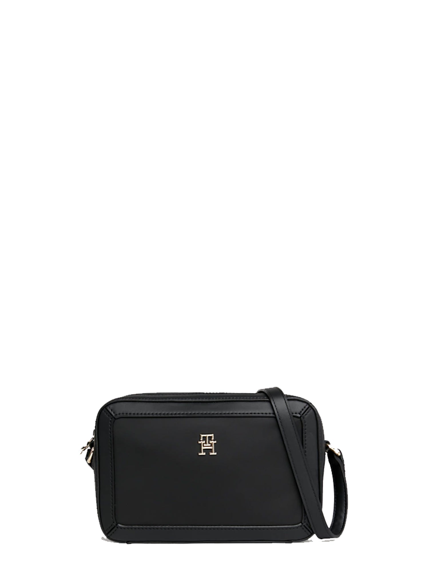 TOMMY HILFIGER ACCESSORIES BORSA A TRACOLLA ESSENTIAL CROSSOVER NERO