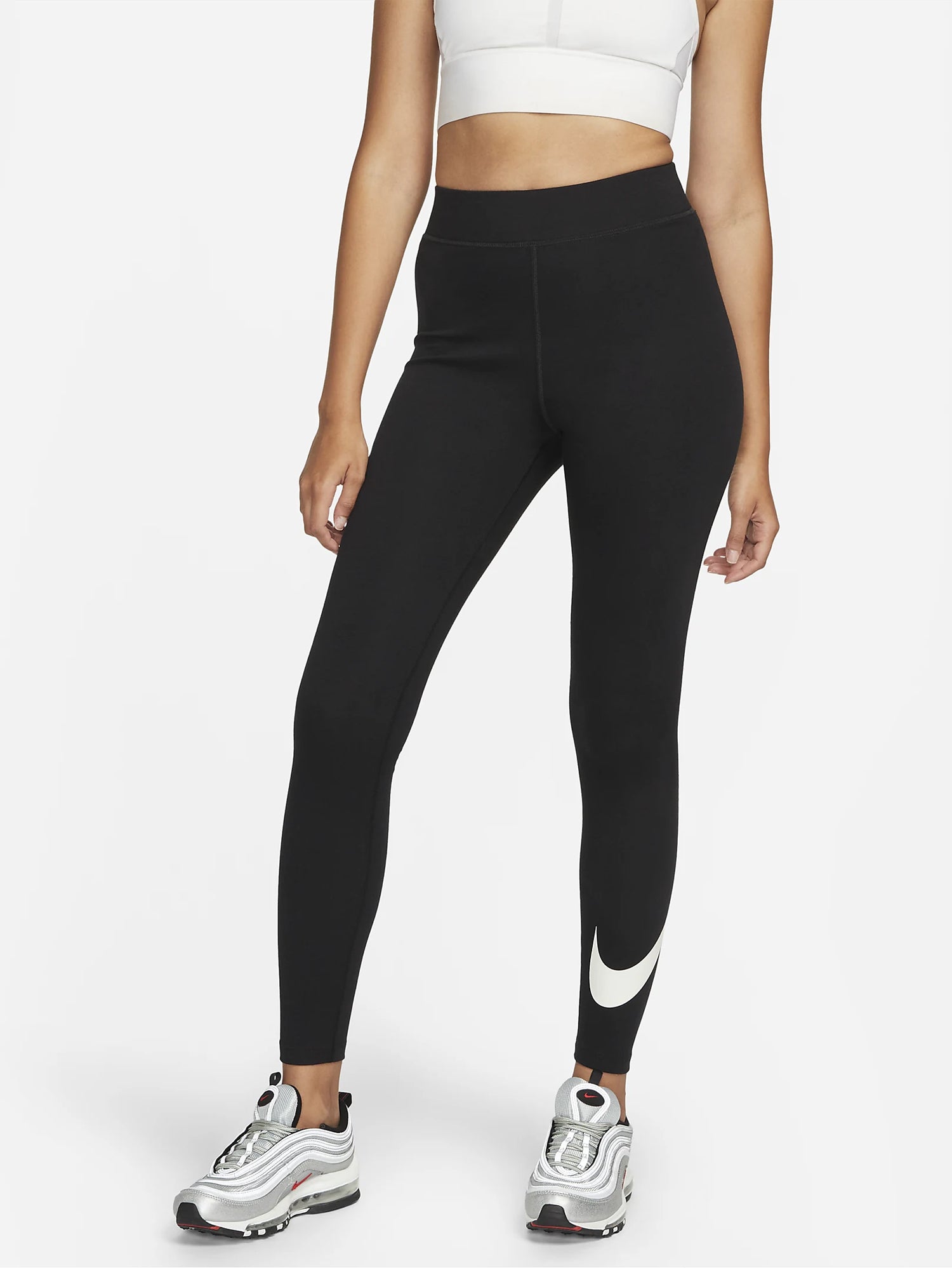 NIKE LEGGINGS CLASSICS HIGH WAISTED W NERO