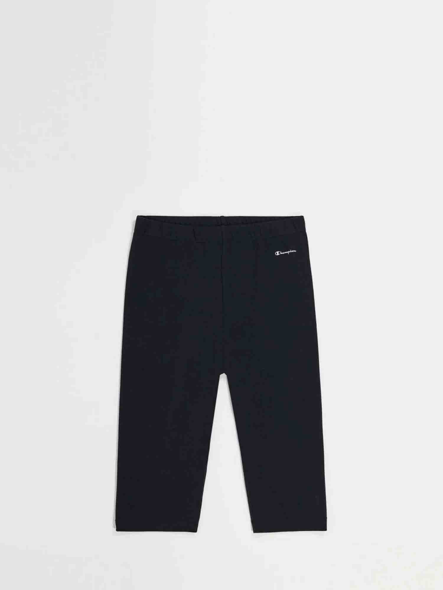 CHAMPION PANTALONI SPORTIVI CAPRI NERO