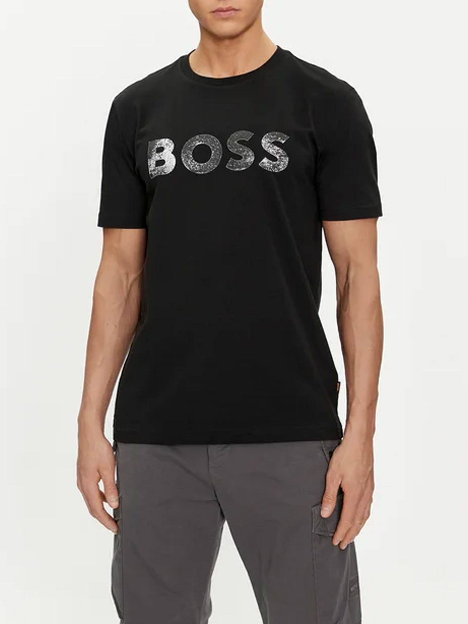 HUGO BOSS T-SHIRT BOSSOCEAN NERO