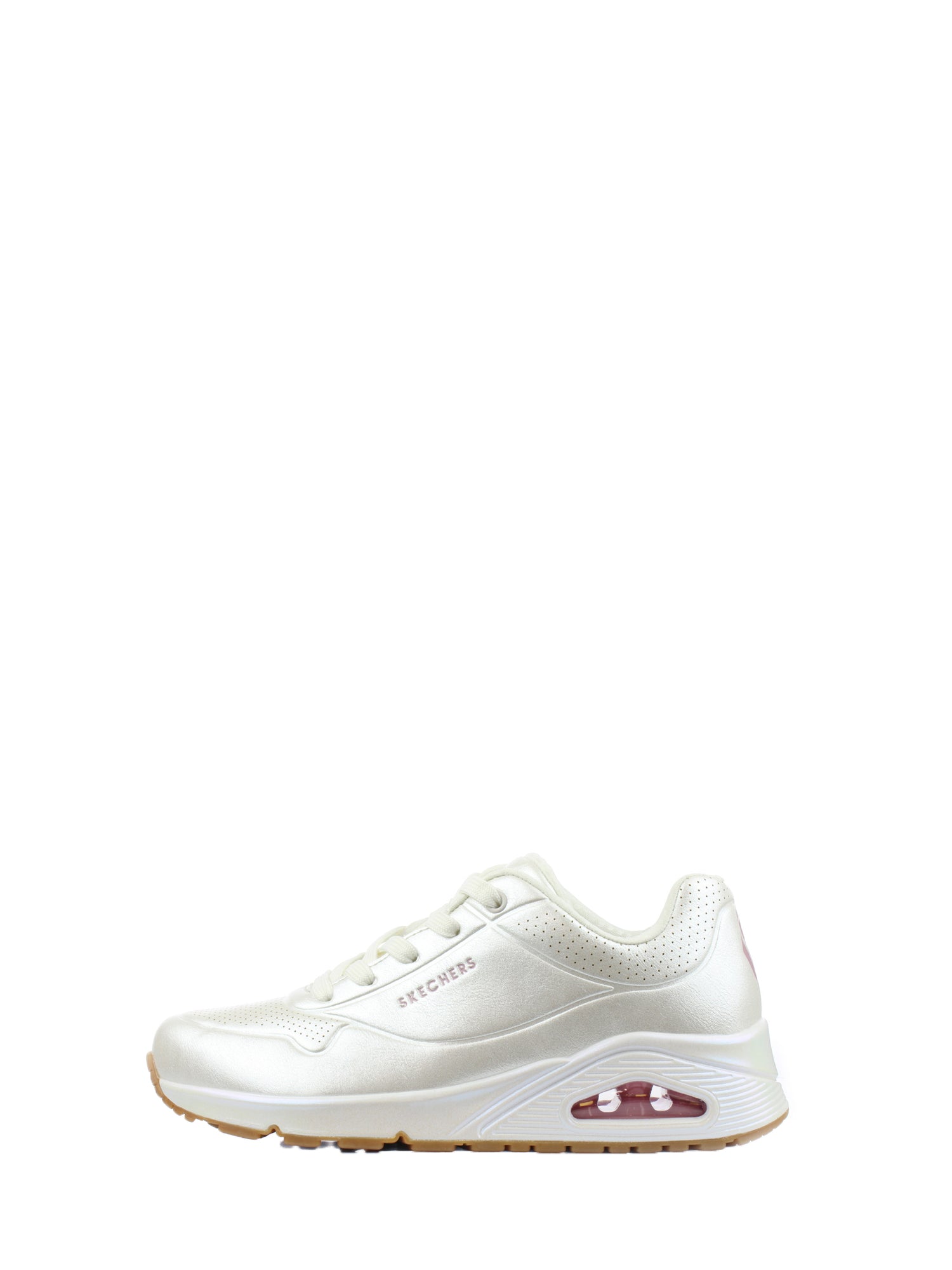 SKECHERS SNEAKERS UNO -PEARL QUEEN BIANCO PERLATO