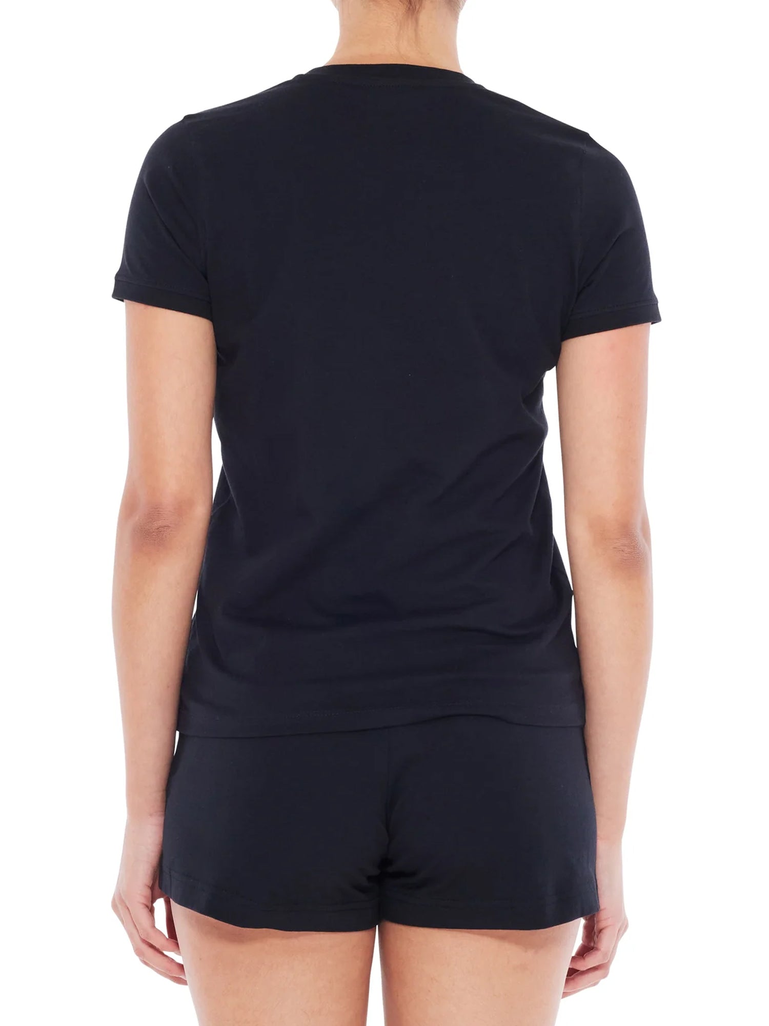 KAPPA T-SHIRT CABOU NERO