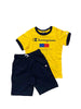 champion-set-t-shirt-pantaloncino-da-bambino-giallo-blu