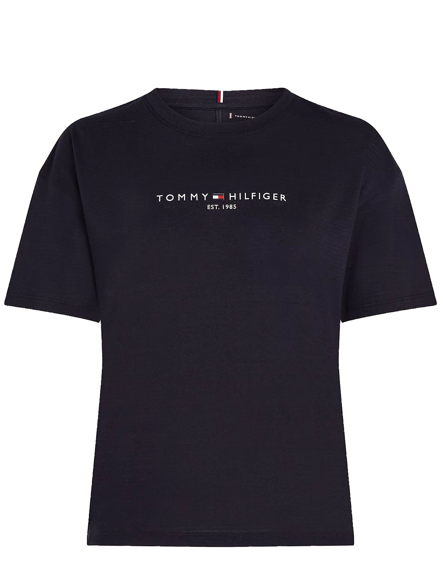 TOMMY HILFIGER T-SHIRT ESSENTIALS RLX BLU