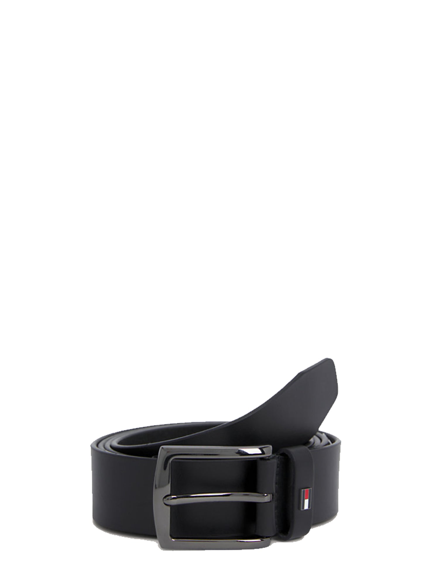 TOMMY HILFIGER ACCESSORIES CINTURA IN PELLE NERO