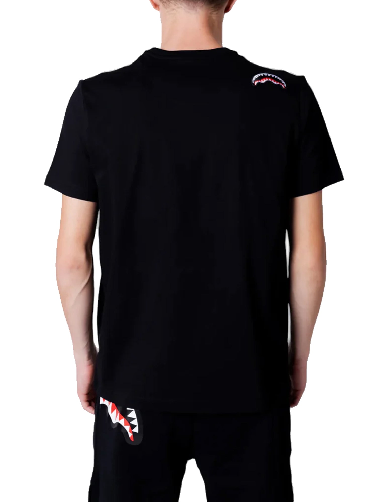 SPRAYGROUND T-SHIRT CRUMPLED NERO