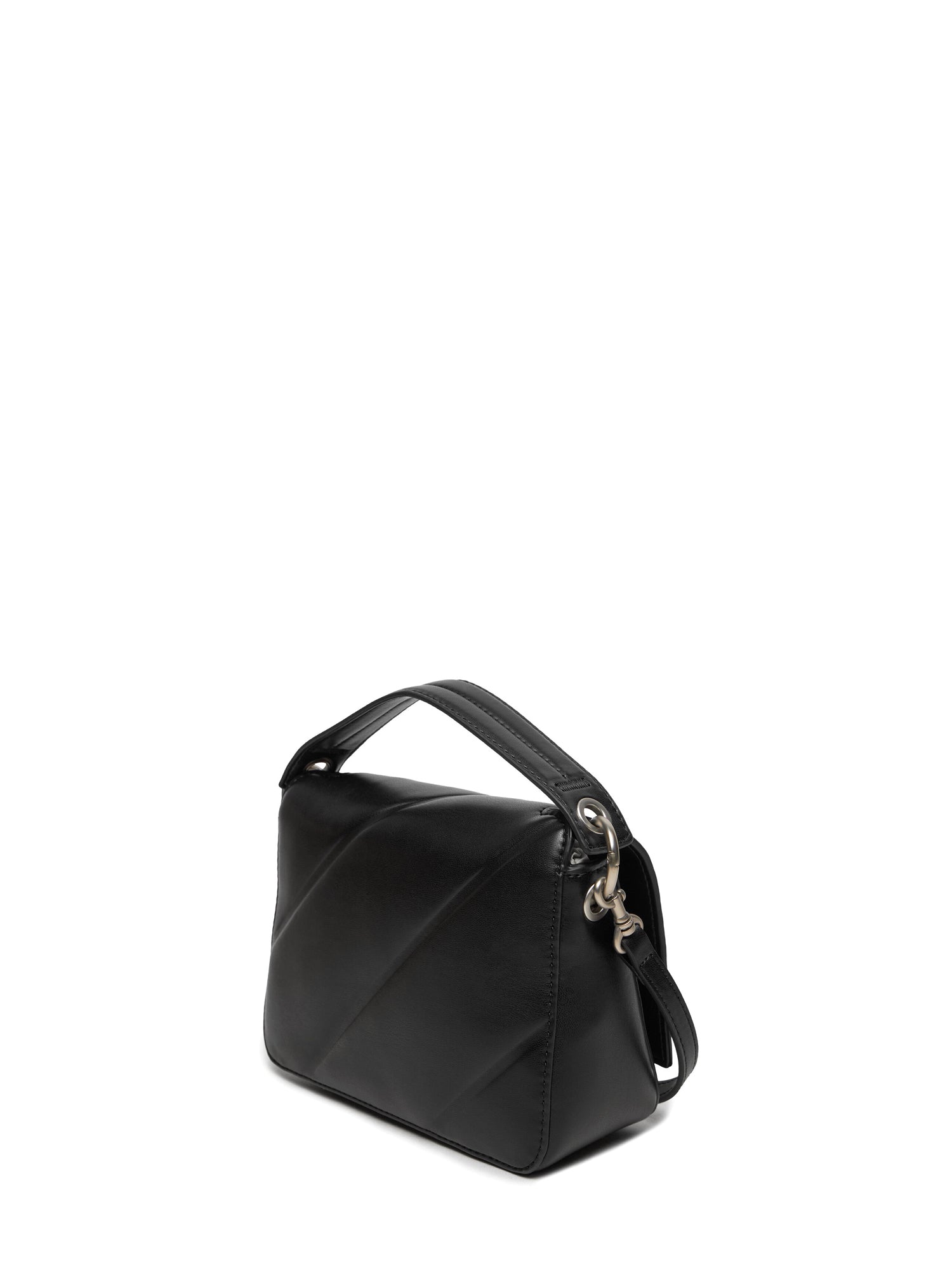 CALVIN KLEIN QUILTED BOXY BORSA A TRACOLLA NERO