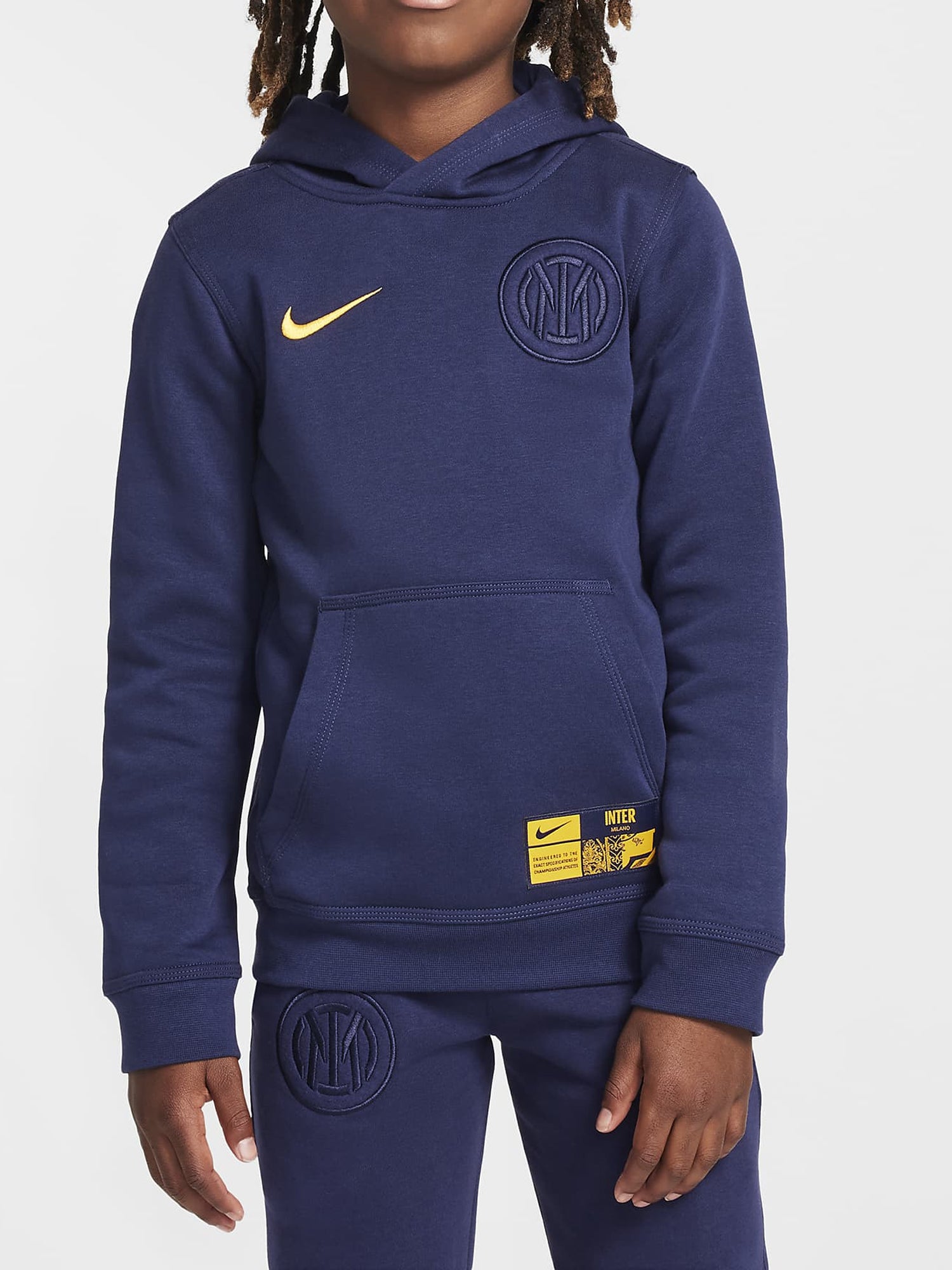 NIKE FELPA JUNIOR INTER CLUB BLU