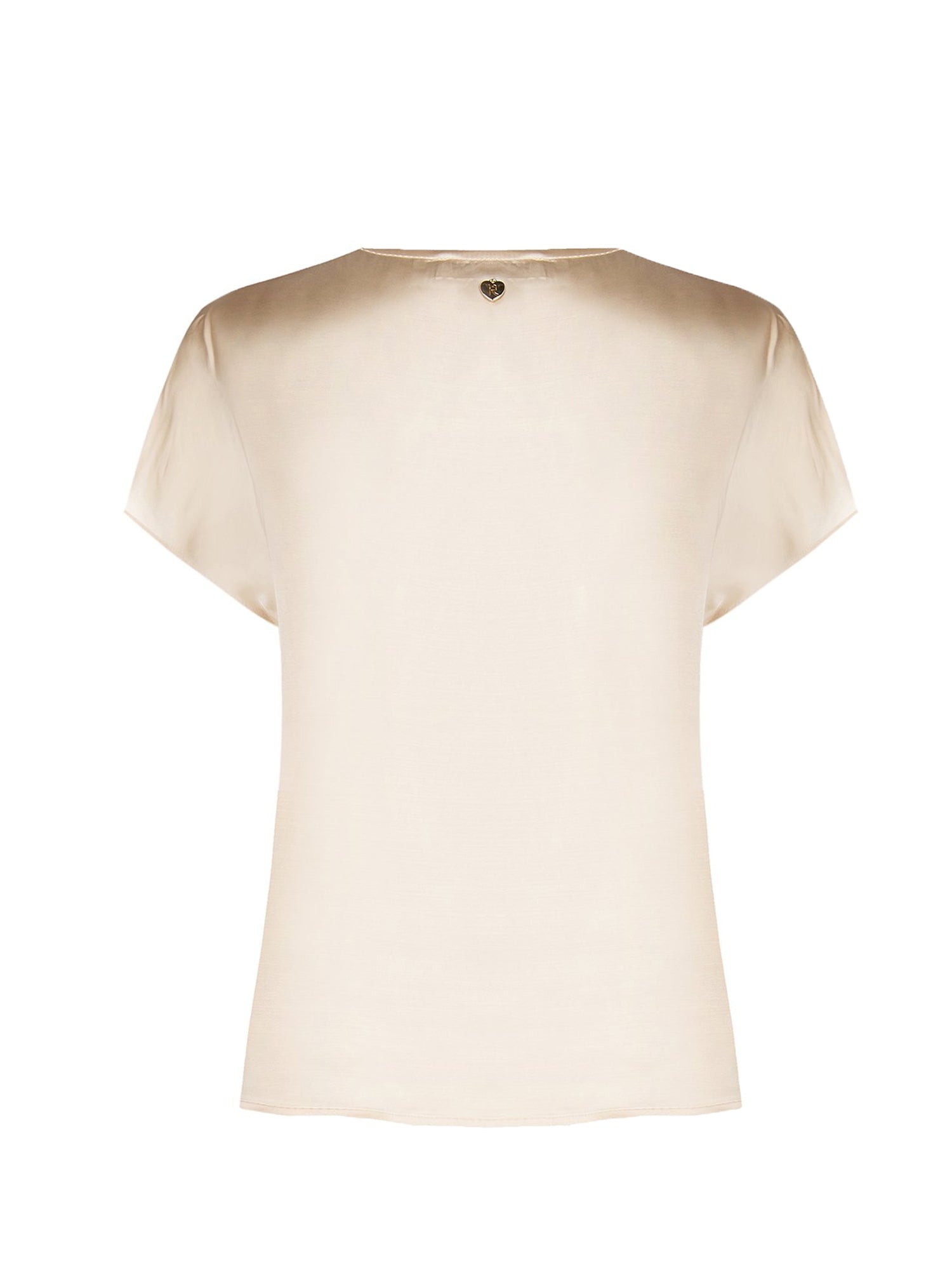 RINASCIMENTO T-SHIRT IN RASO BEIGE