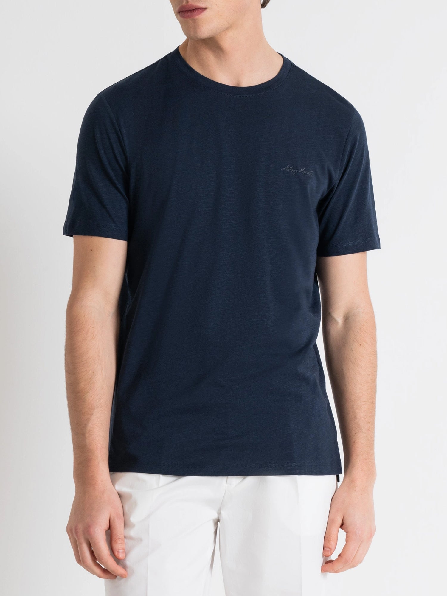 ANTONY MORATO T-SHIRT REGULAR FIT IN COTONE BLU