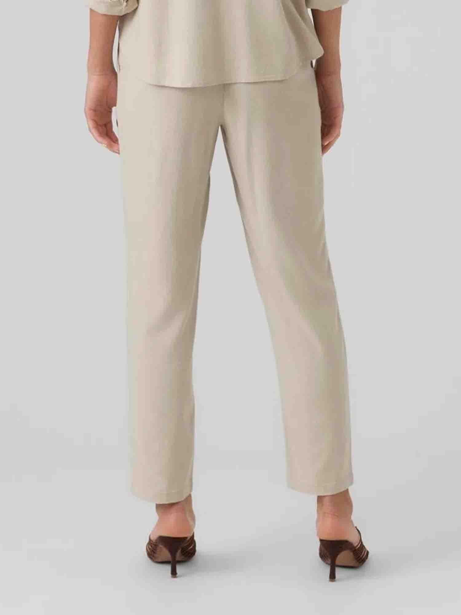 VERO MODA JESMILO PANTALONE VITA MEDIA SILVER LINING