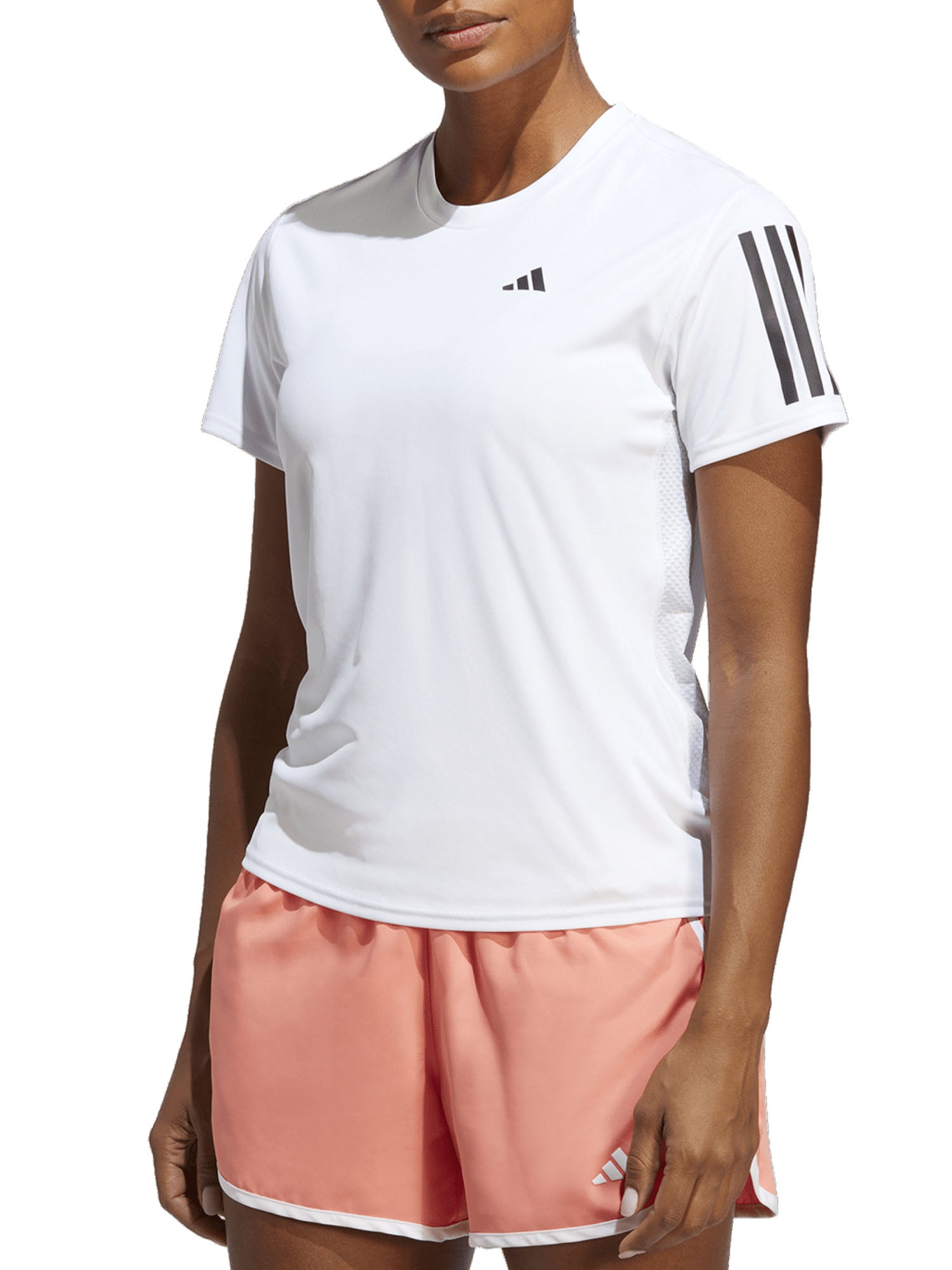 ADIDAS T-SHIRT OWN THE RUN BIANCO