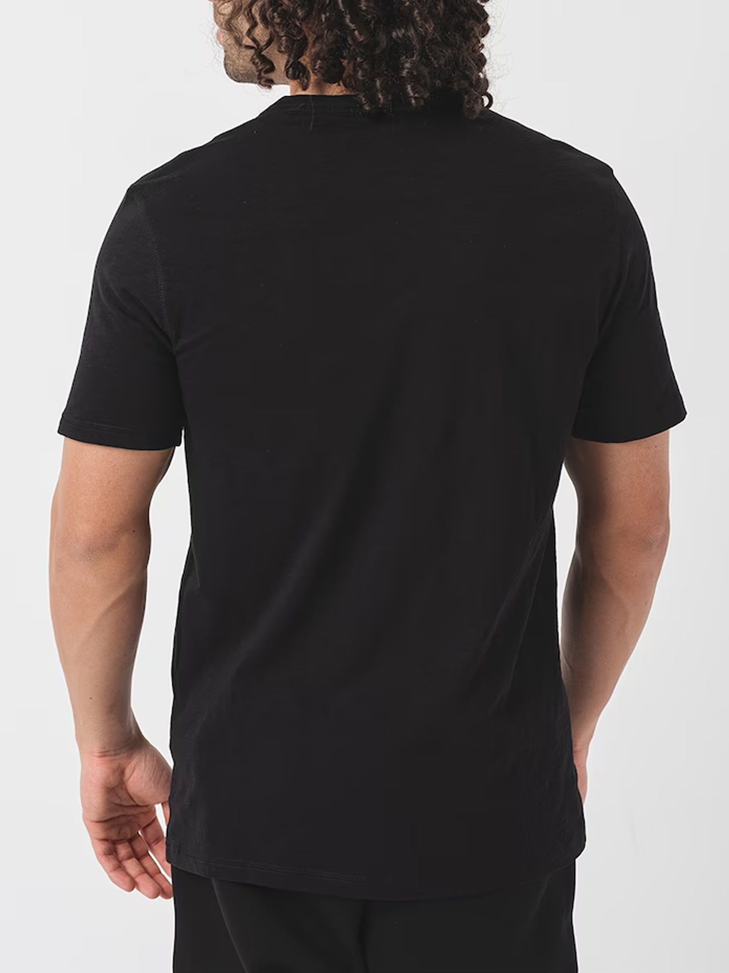 HUGO BOSS T-SHIRT GIROCOLLO NERO