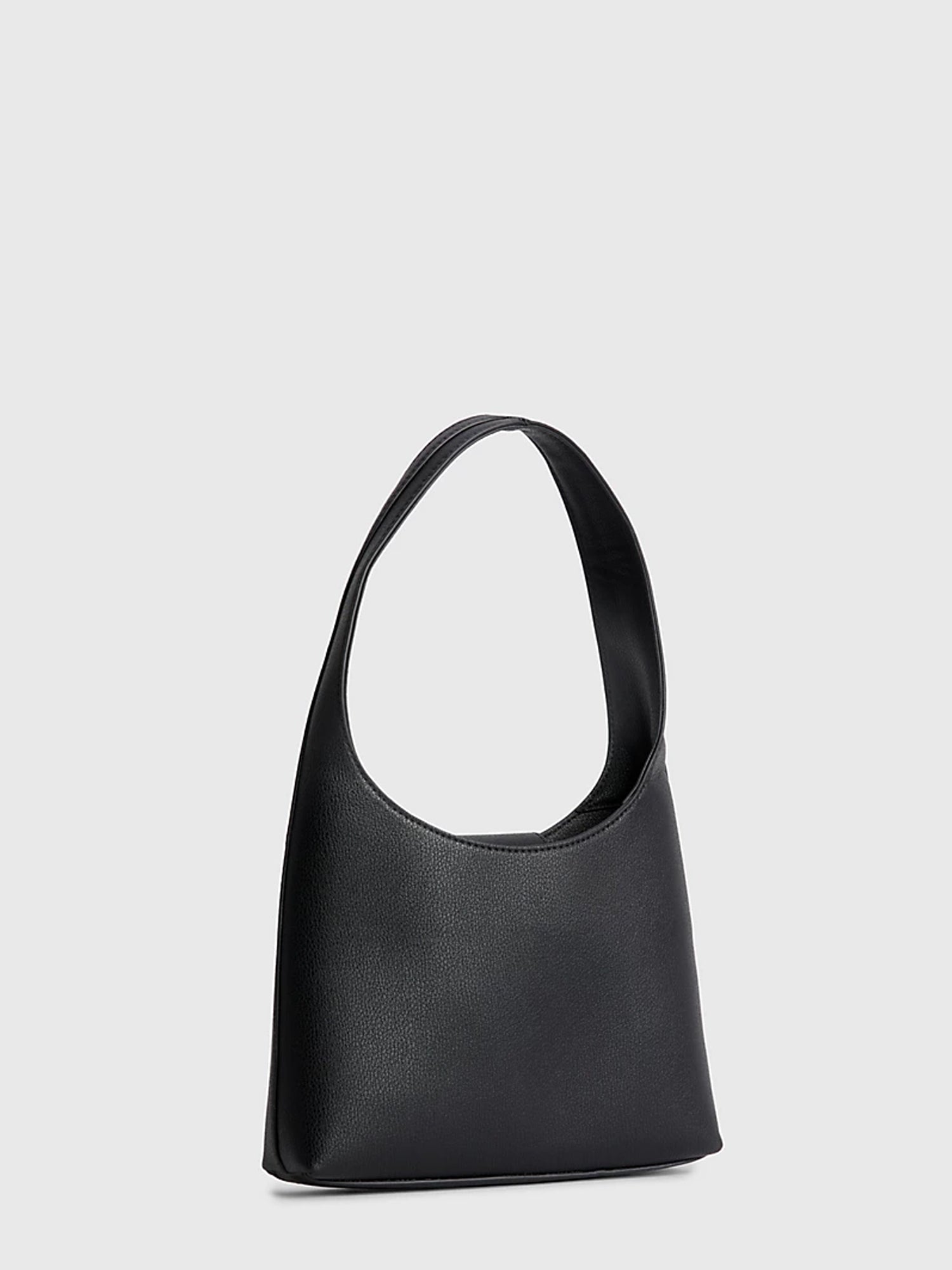 CALVIN KLEIN ACCESSORIES BORSA A MANO MINIMAL MONOGRAM SHOULDER NERO