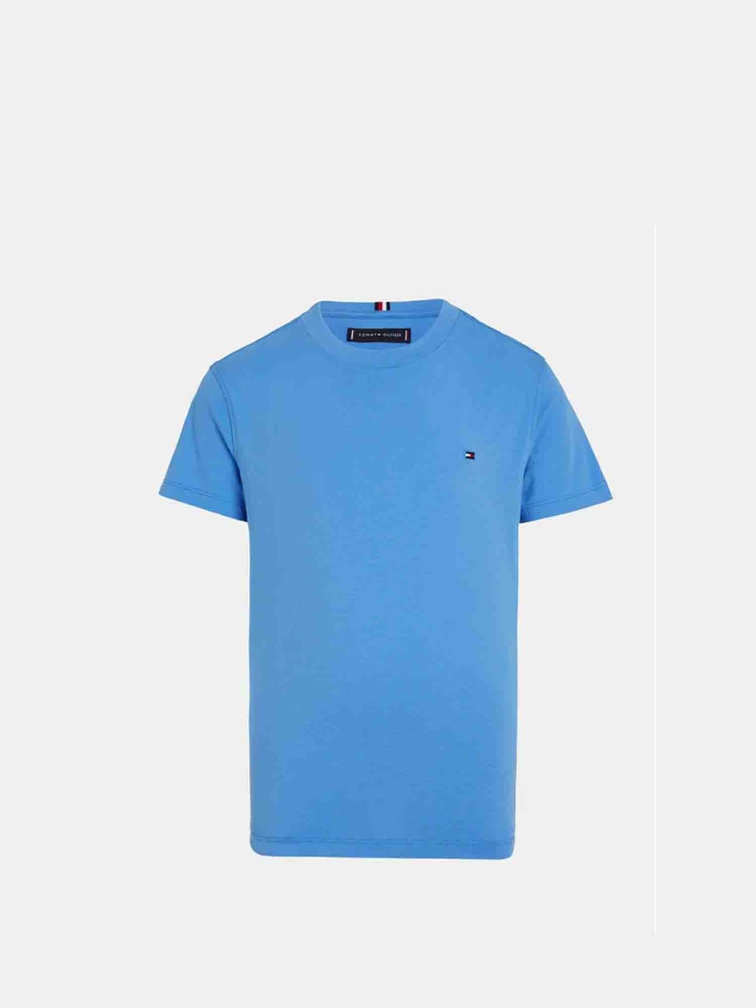 TOMMY HILFIGER T-SHIRT ESSENTIAL DA RAGAZZO BLU