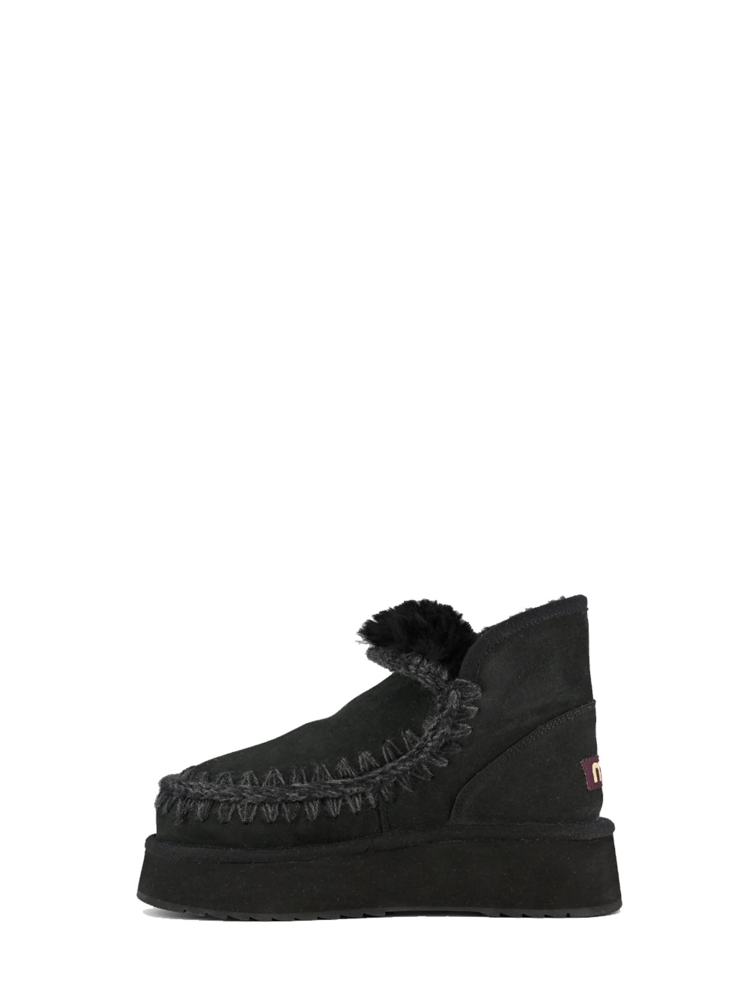 MOU STIVALETTO MINI ESKIMO PLATFORM BOOT NERO