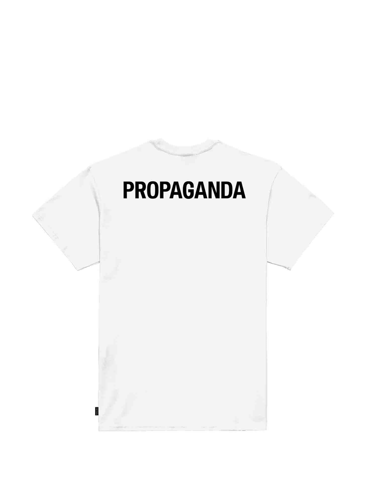 PROPAGANDA T-SHIRT LOGO CLASSIC BIANCO