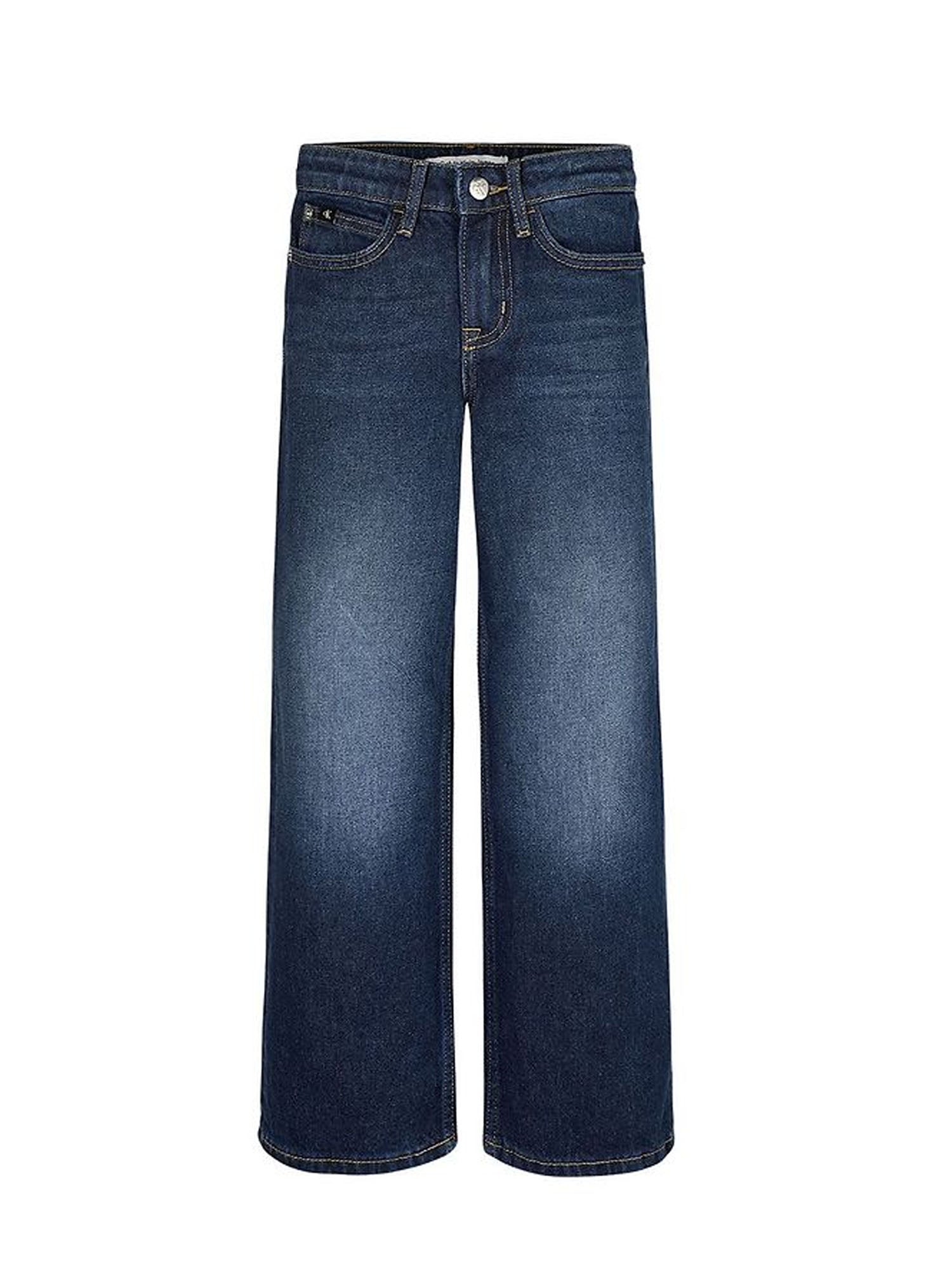 CALVIN KLEIN KIDS JEANS IN DENIM BLU SCURO