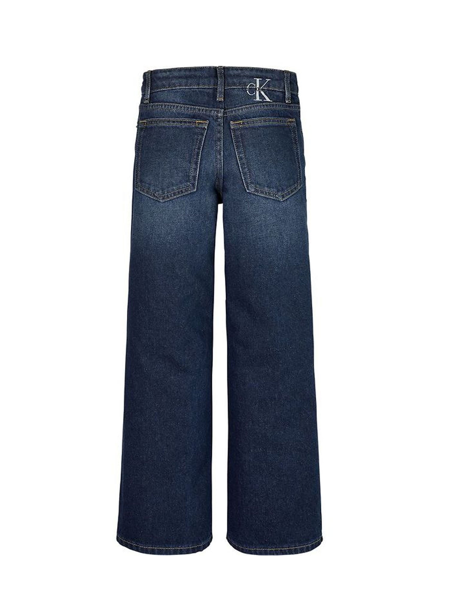 CALVIN KLEIN KIDS JEANS IN DENIM BLU SCURO