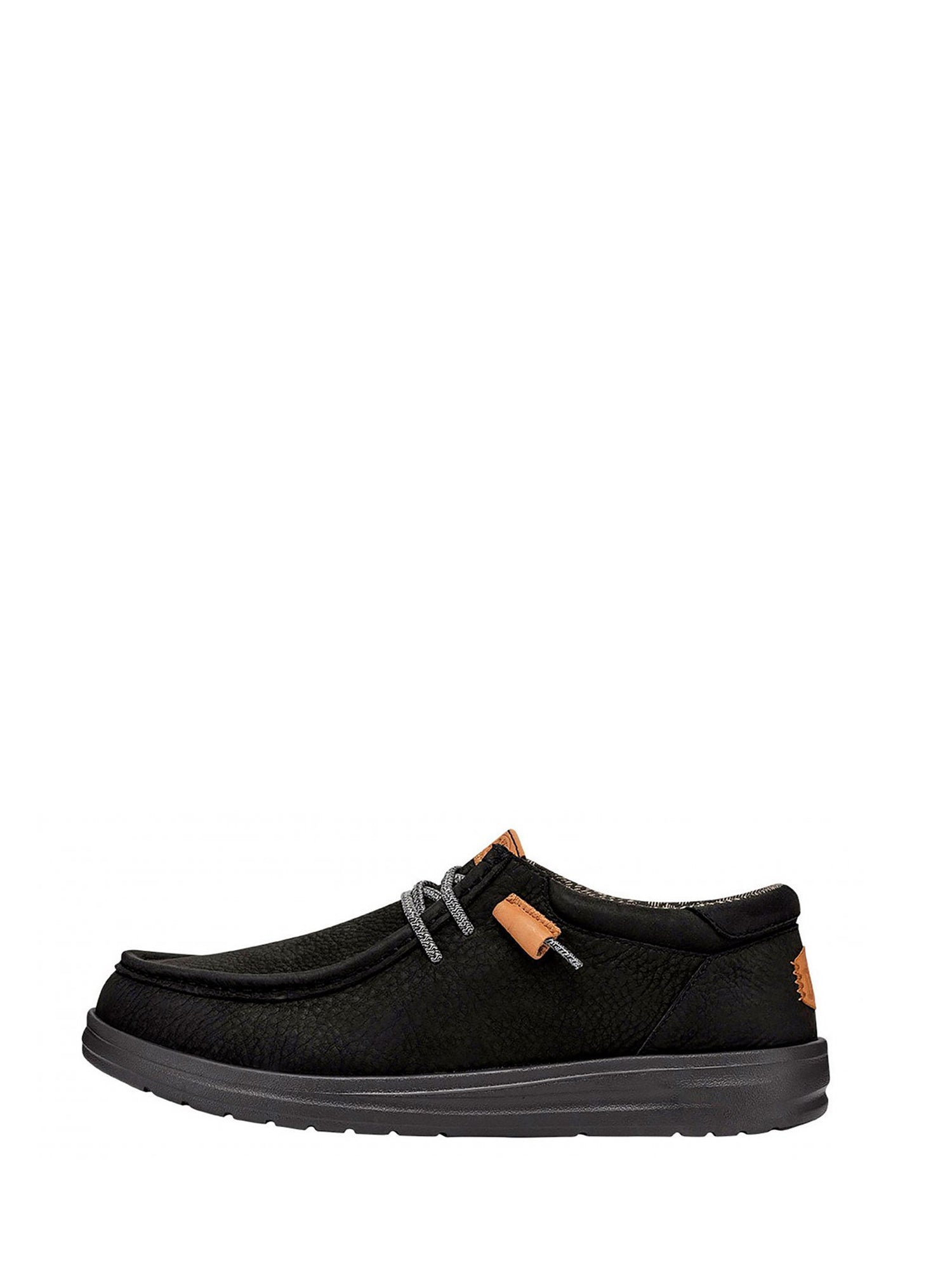 HEYDUDE WALLY GRIP MOCASSINO IN PELLE NERO