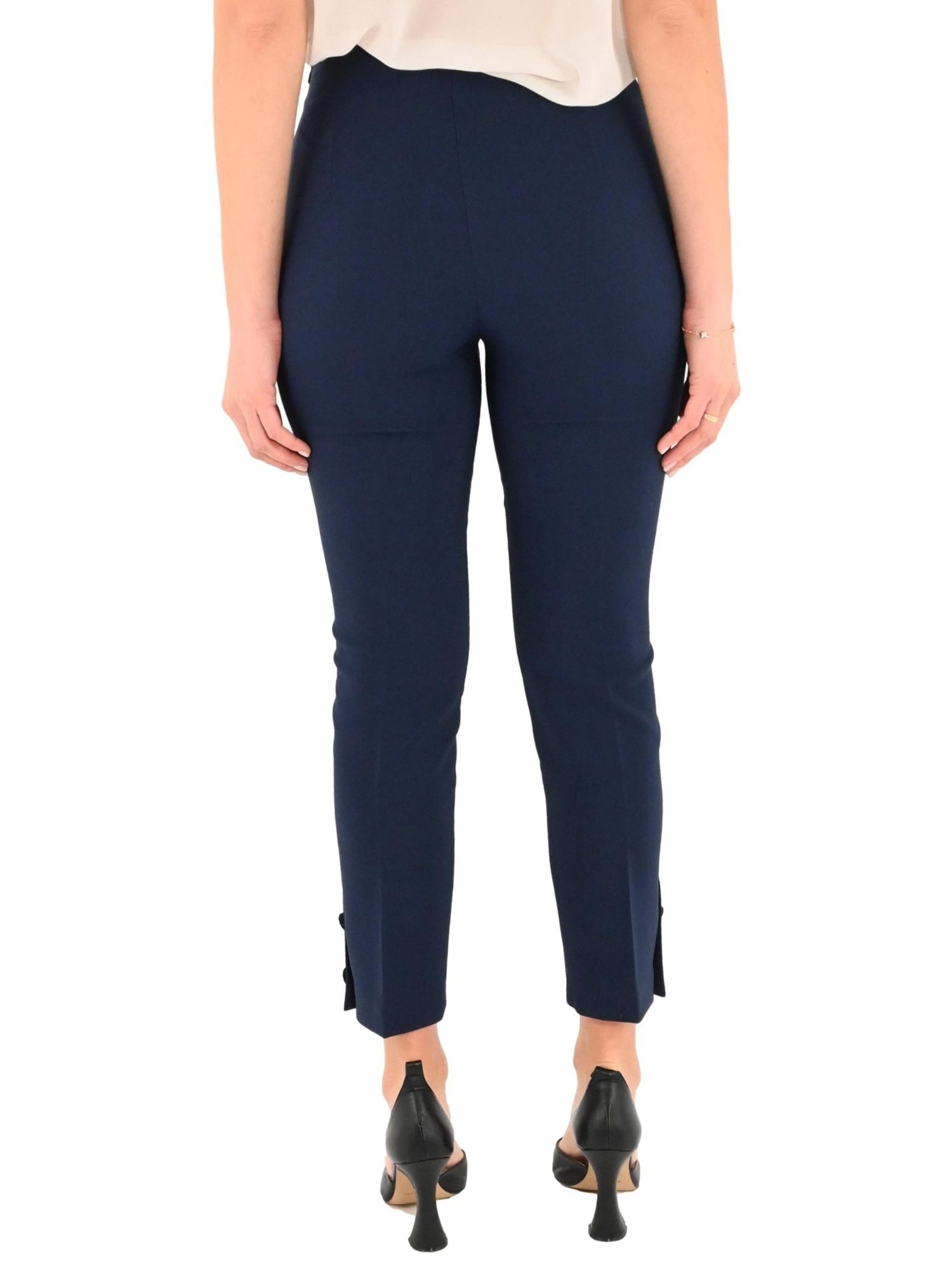 RINASCIMENTO PANTALONI SKINNY IN TESSUTO TECNICO BLU