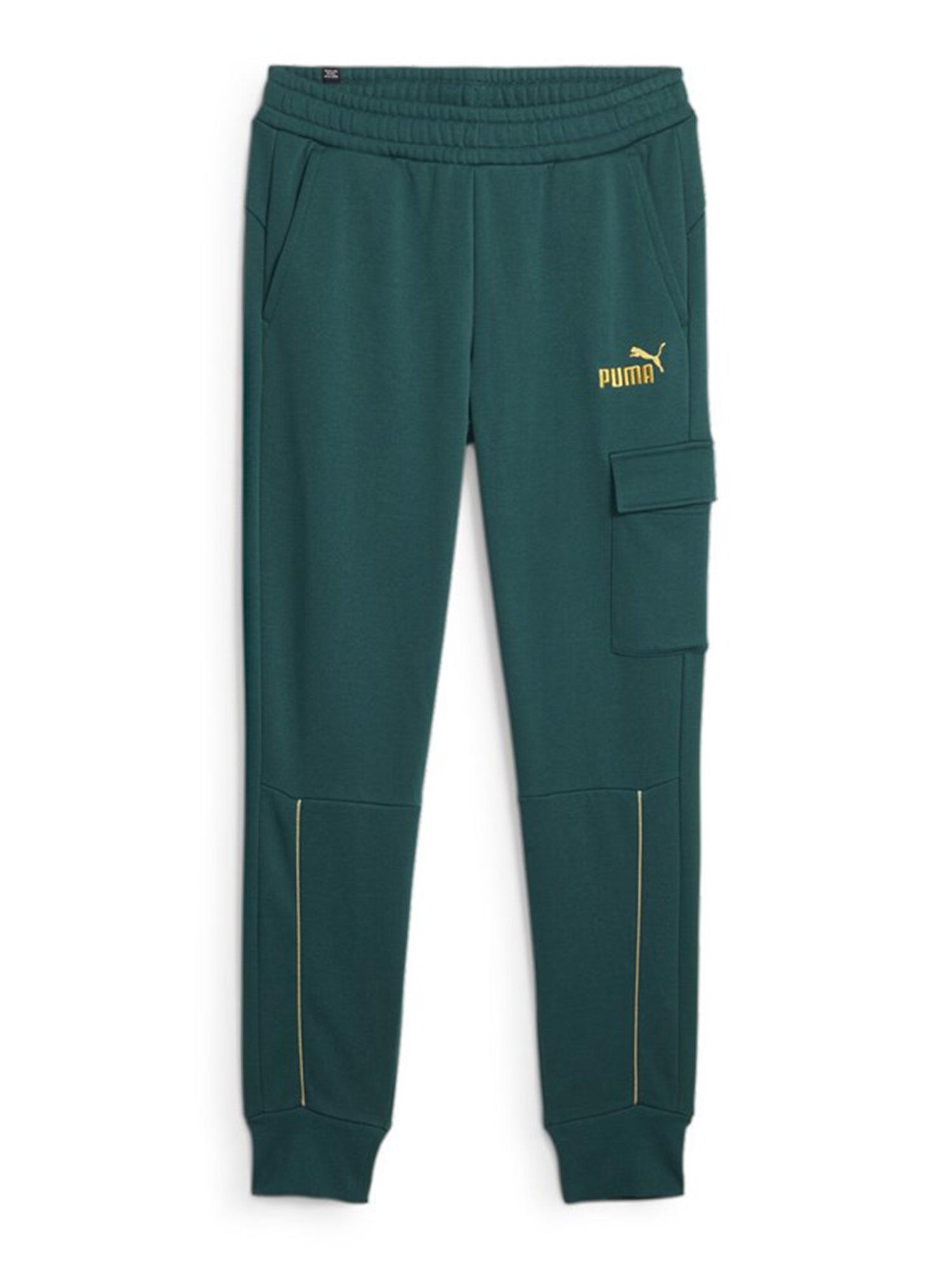 PUMA PANTALONI CARGO SPORTIVI ESS+ MINIMAL GOLD VERDE