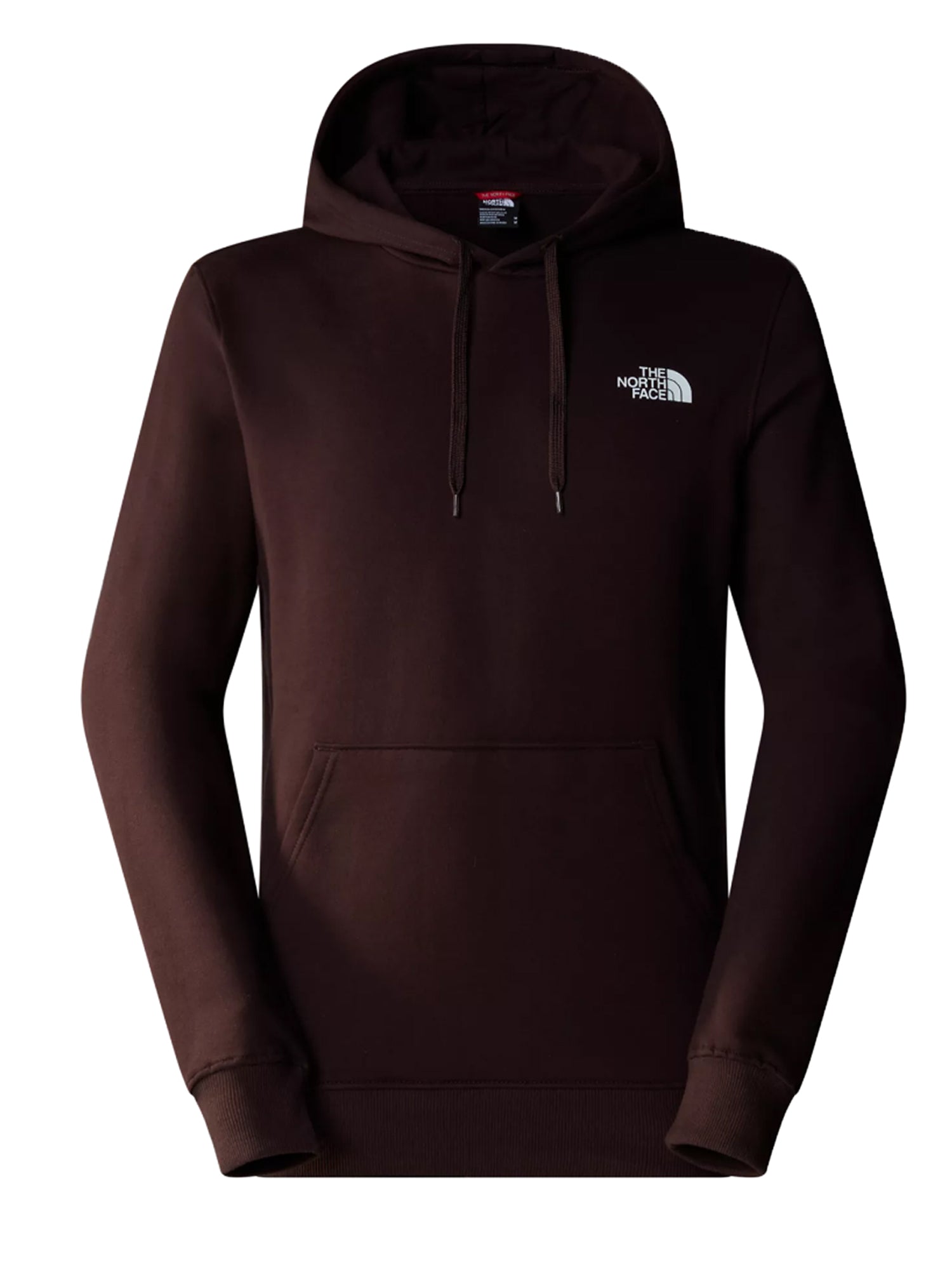 THE NORTH FACE FELPA CON CAPPUCCIO SIMPLE DOME MARRONE