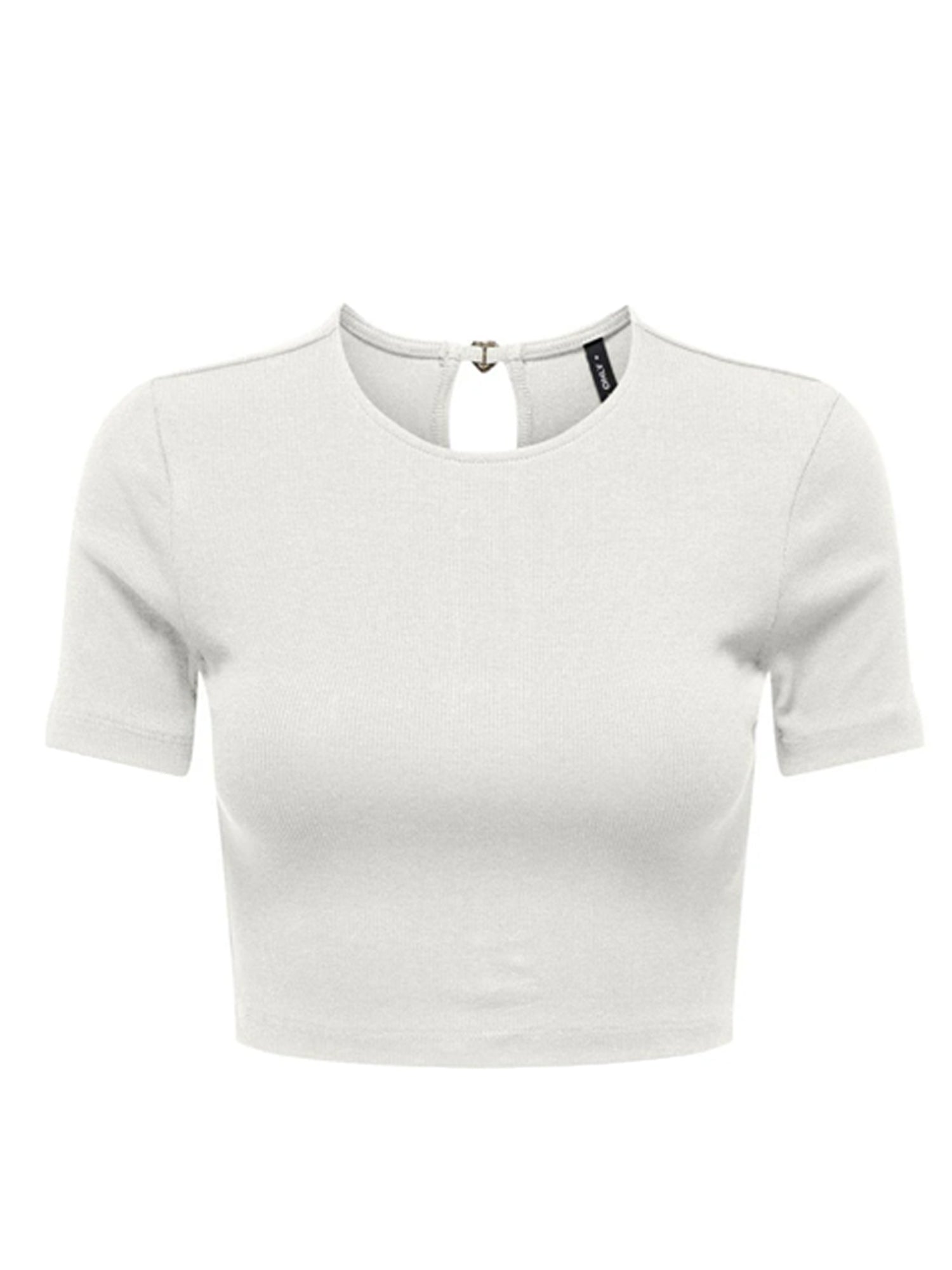 ONLY T-SHIRT RENE CUT-OUT BIANCO