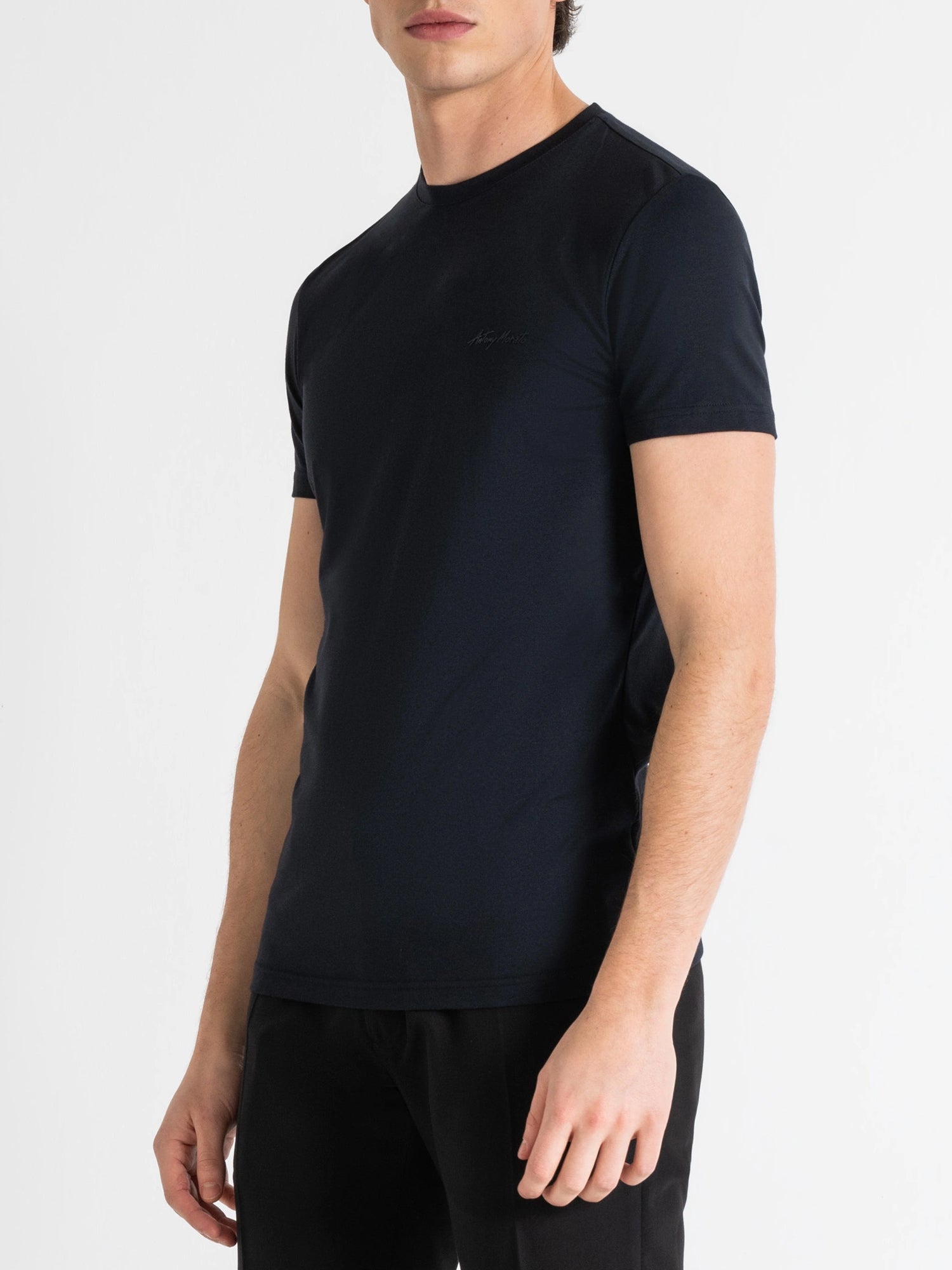 ANTONY MORATO T-SHIRT SUPER SLIM FIT BLU