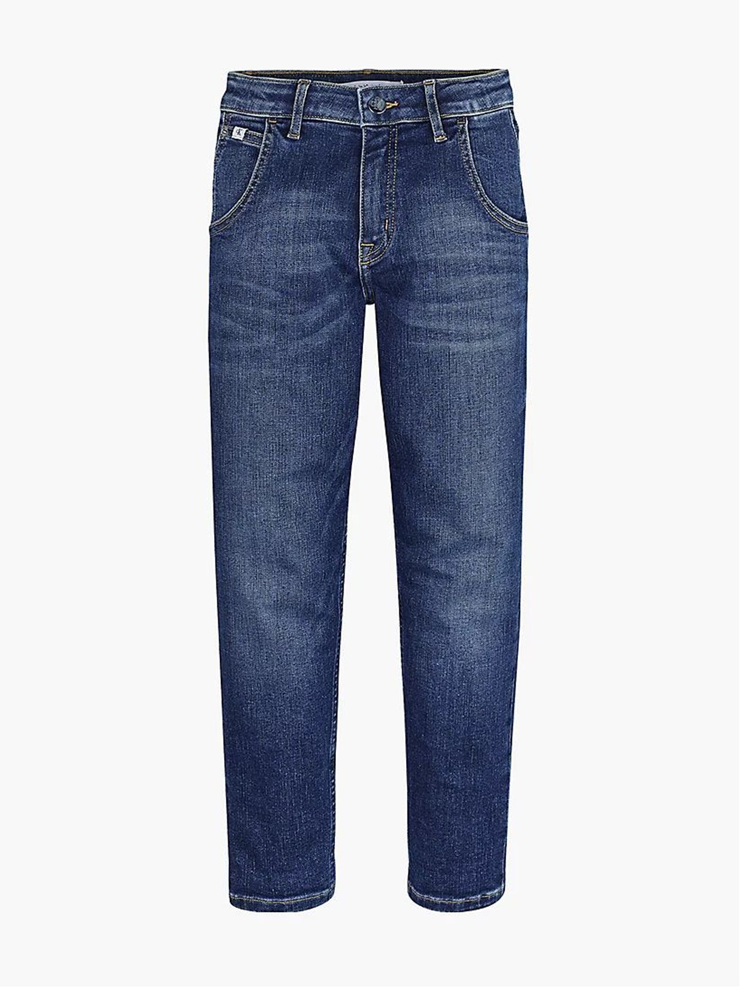 CALVIN KLEIN JEANS STRAIGHT IN DENIM BLU