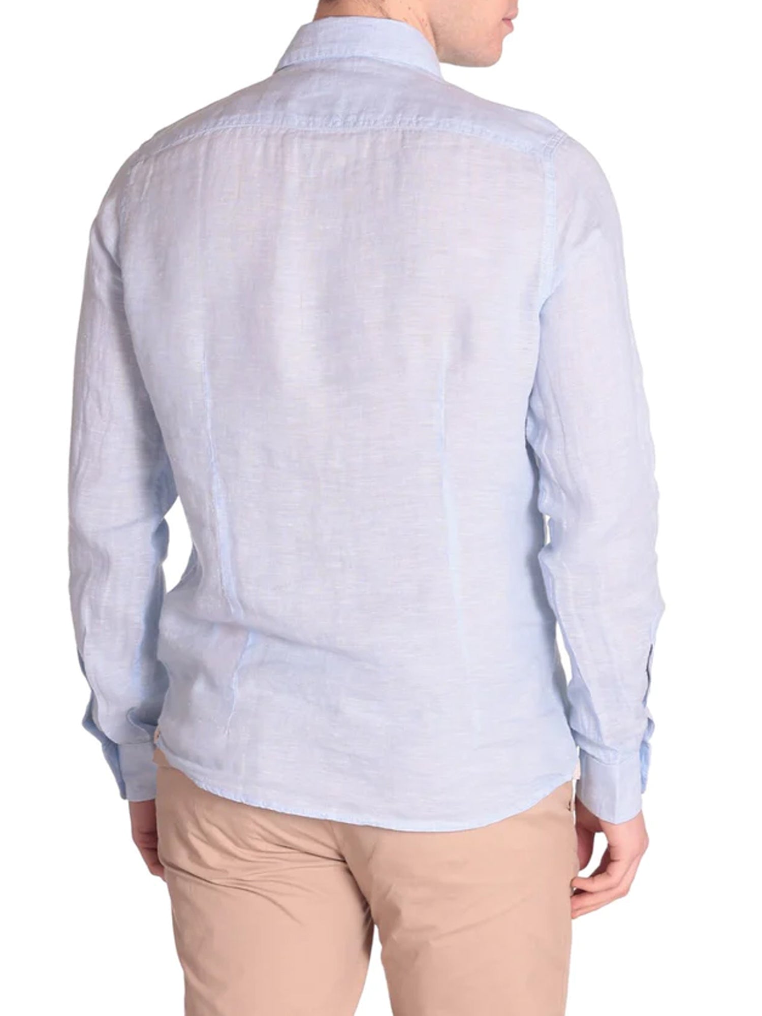 MARKUP CAMICIA COLLO ALLA FRANCESE CELESTE