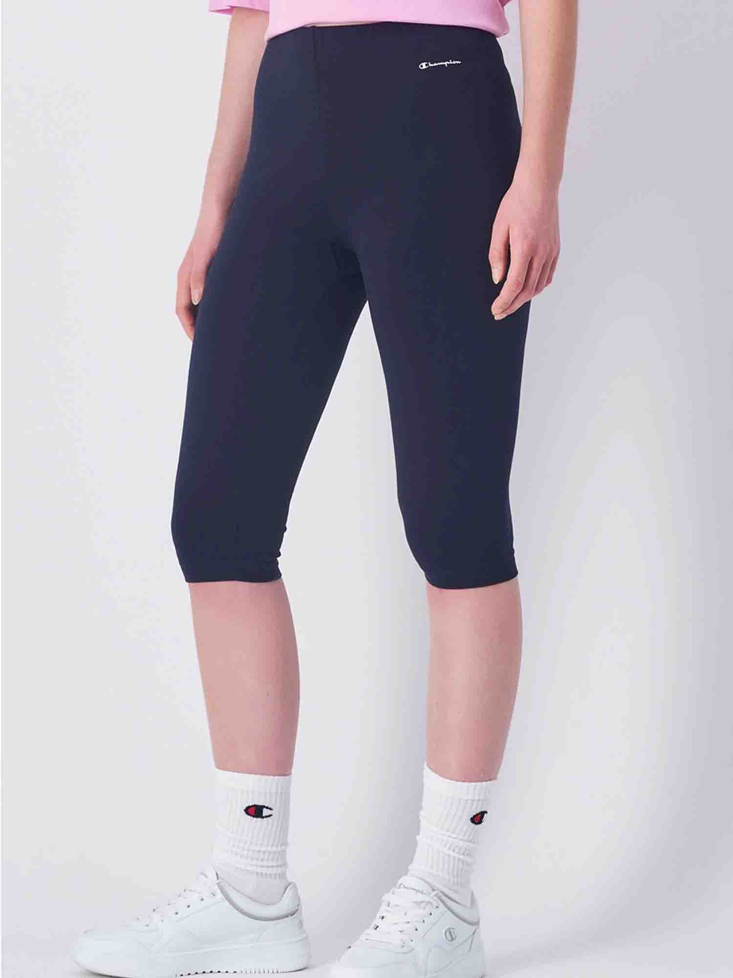 CHAMPION PANTALONI SPORTIVI CAPRI BLU