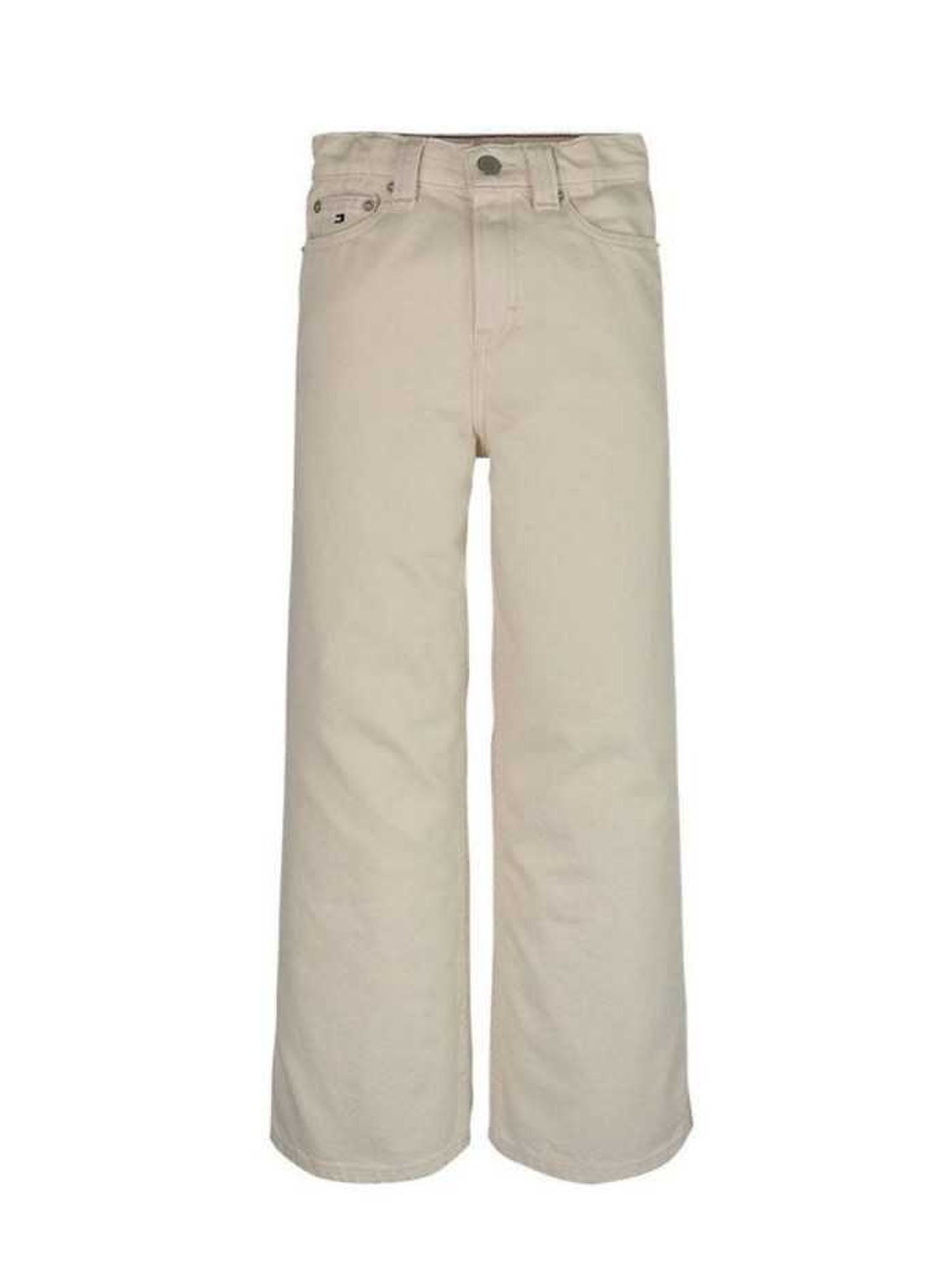 TOMMY HILFIGER KIDS JEANS MABEL WIDE LEG IN DENIM BEIGE