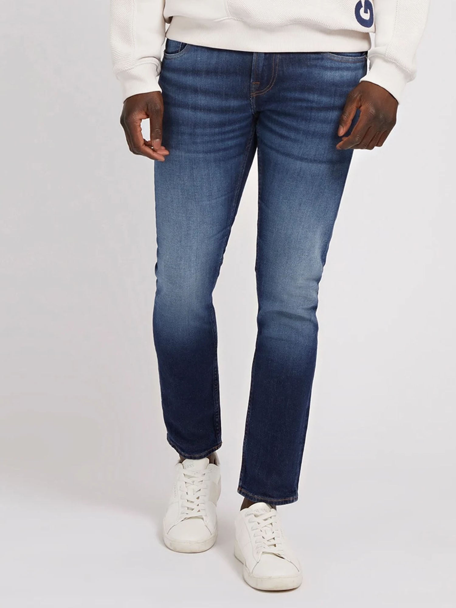 GUESS JEANS JEANS MIAMI IN DENIM BLU SCURO