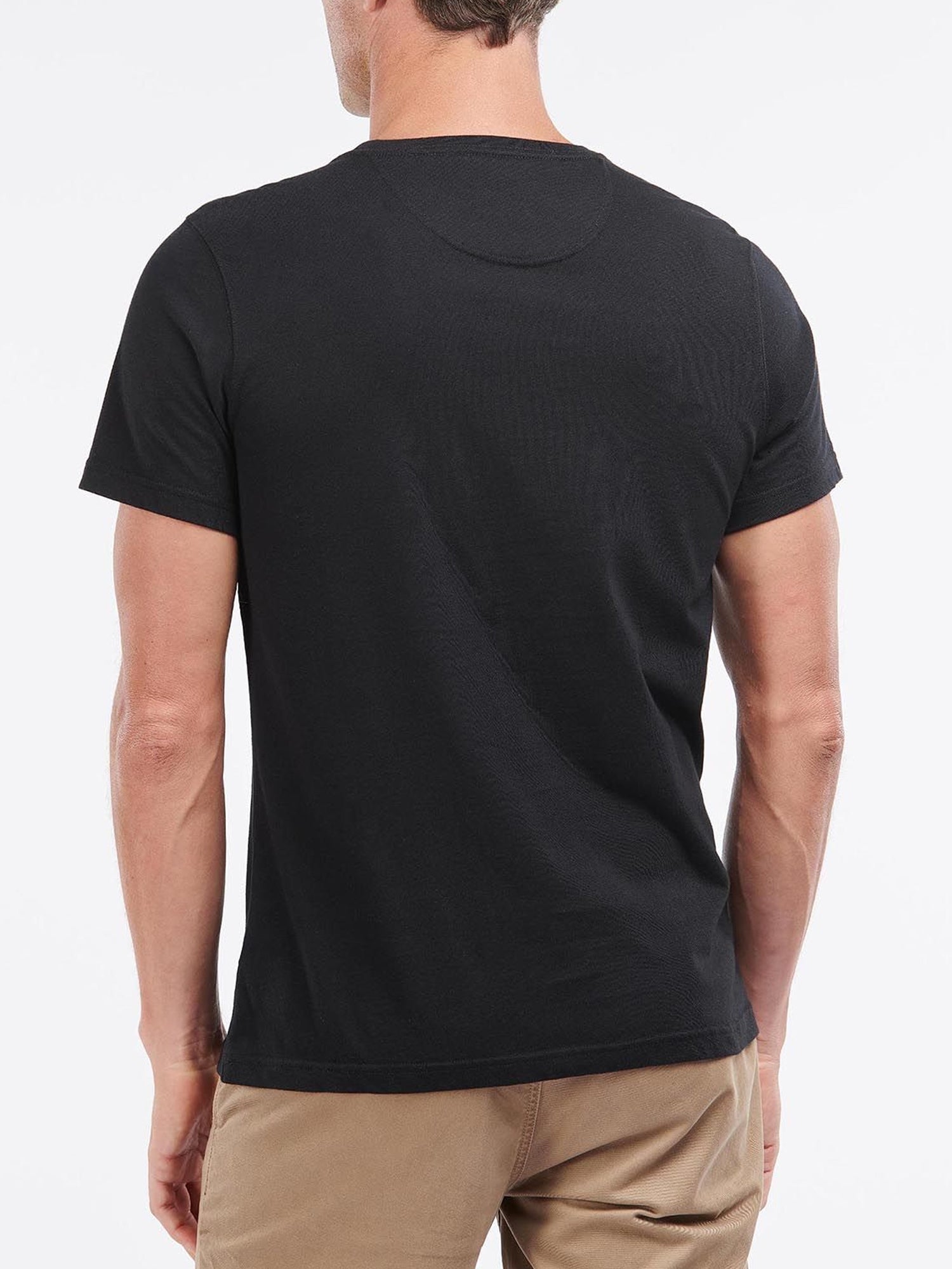 BARBOUR T-SHIRT ESSENTIAL SPORTS NERO