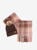 barbour-set-sciarpa-e-cappello-saltburn-in-tartan-cioccolato