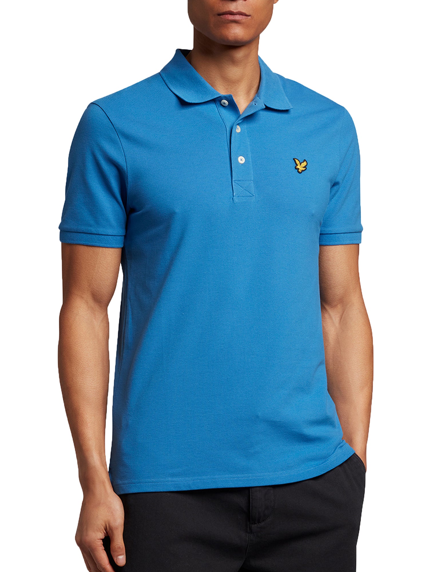 LYLE&SCOTT POLO CLASSICA PLAIN BLU ACCESO