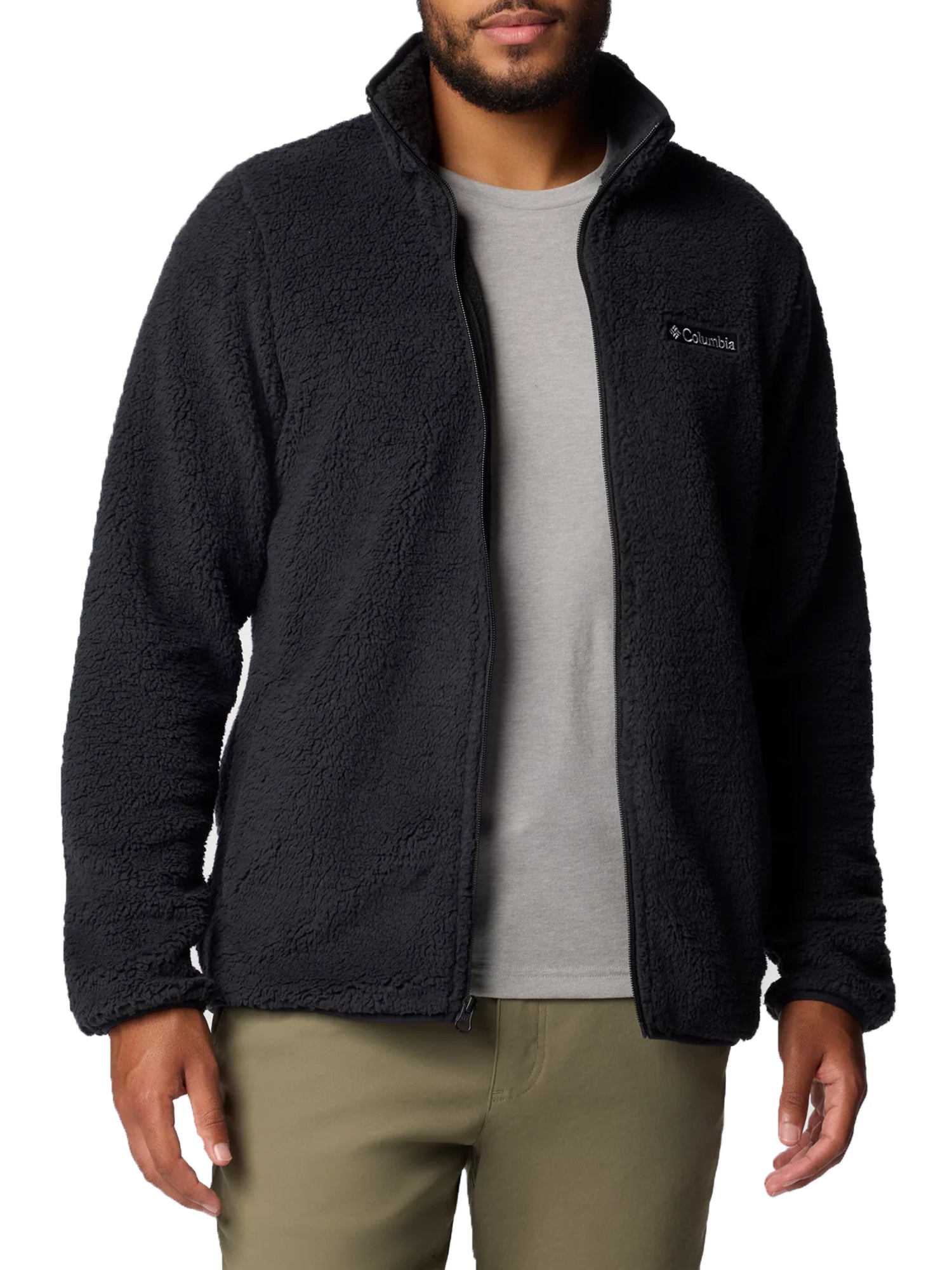 COLUMBIA PILE RUGGED RIDGE™ III SHERPA FULL ZIP NERO