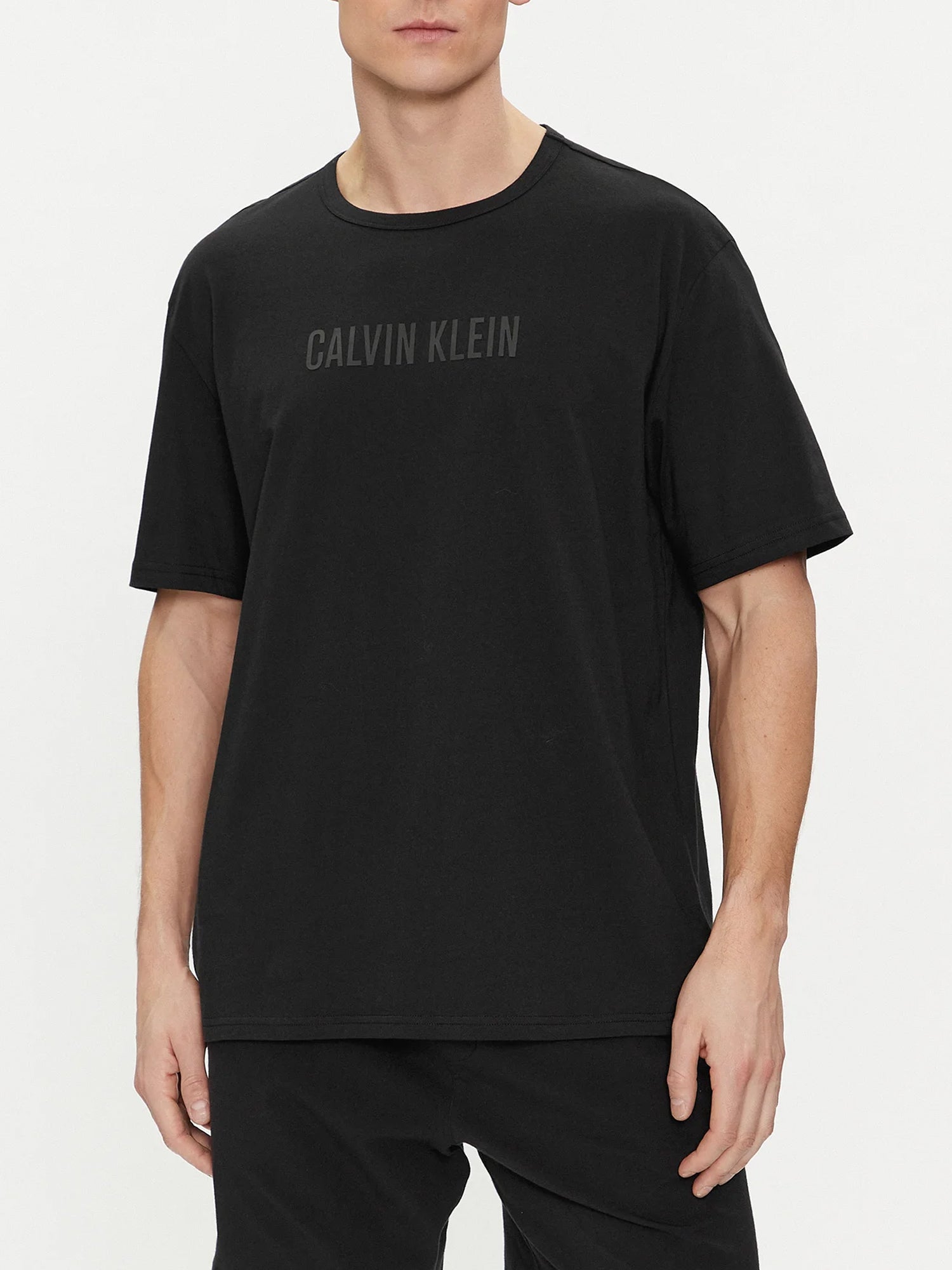 CALVIN KLEIN UNDERWEAR T-SHIRT LOUNGE INTENSE POWER NERO